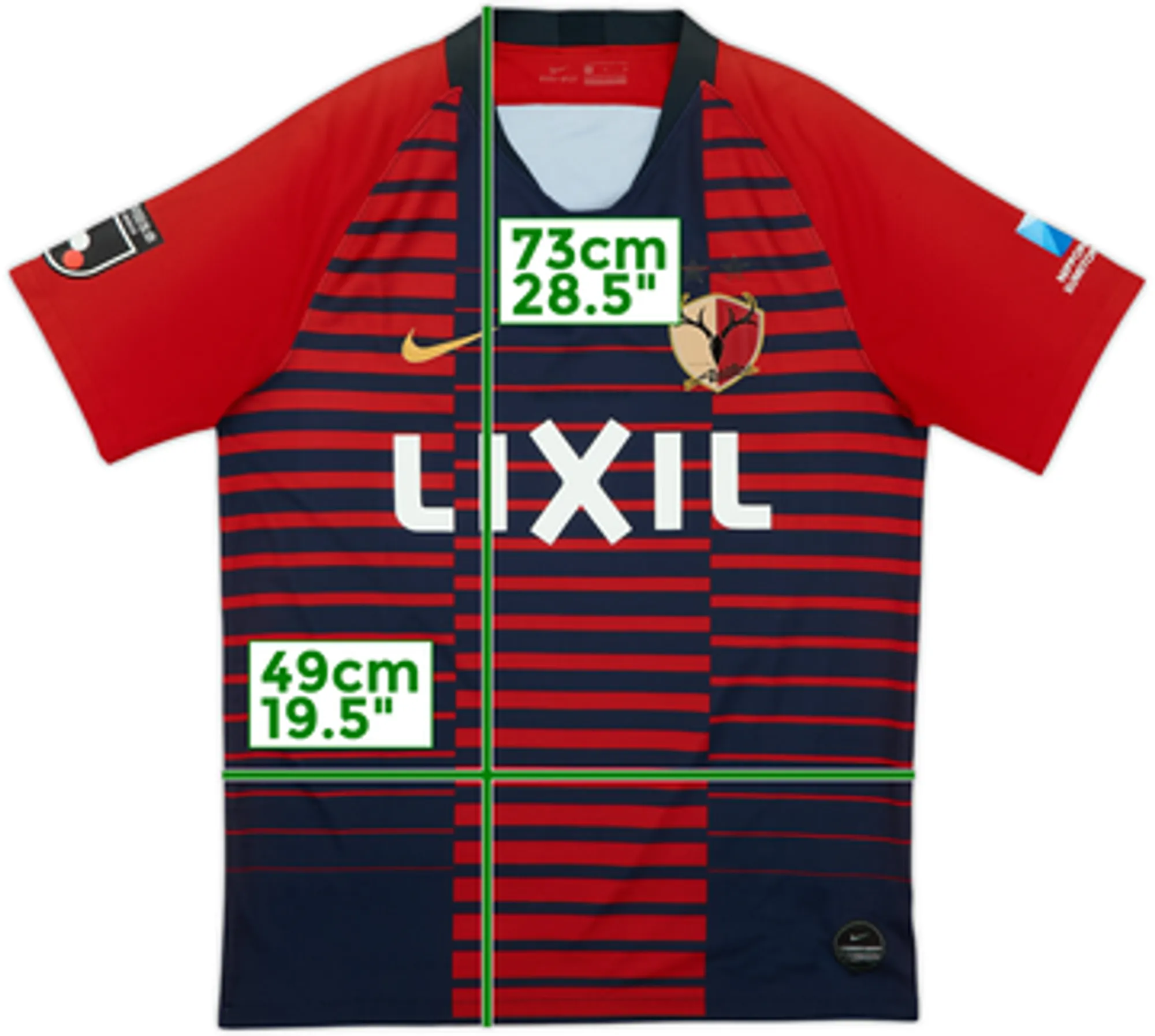 2019 Kashima Antlers Home Shirt - 7/10 - (L)