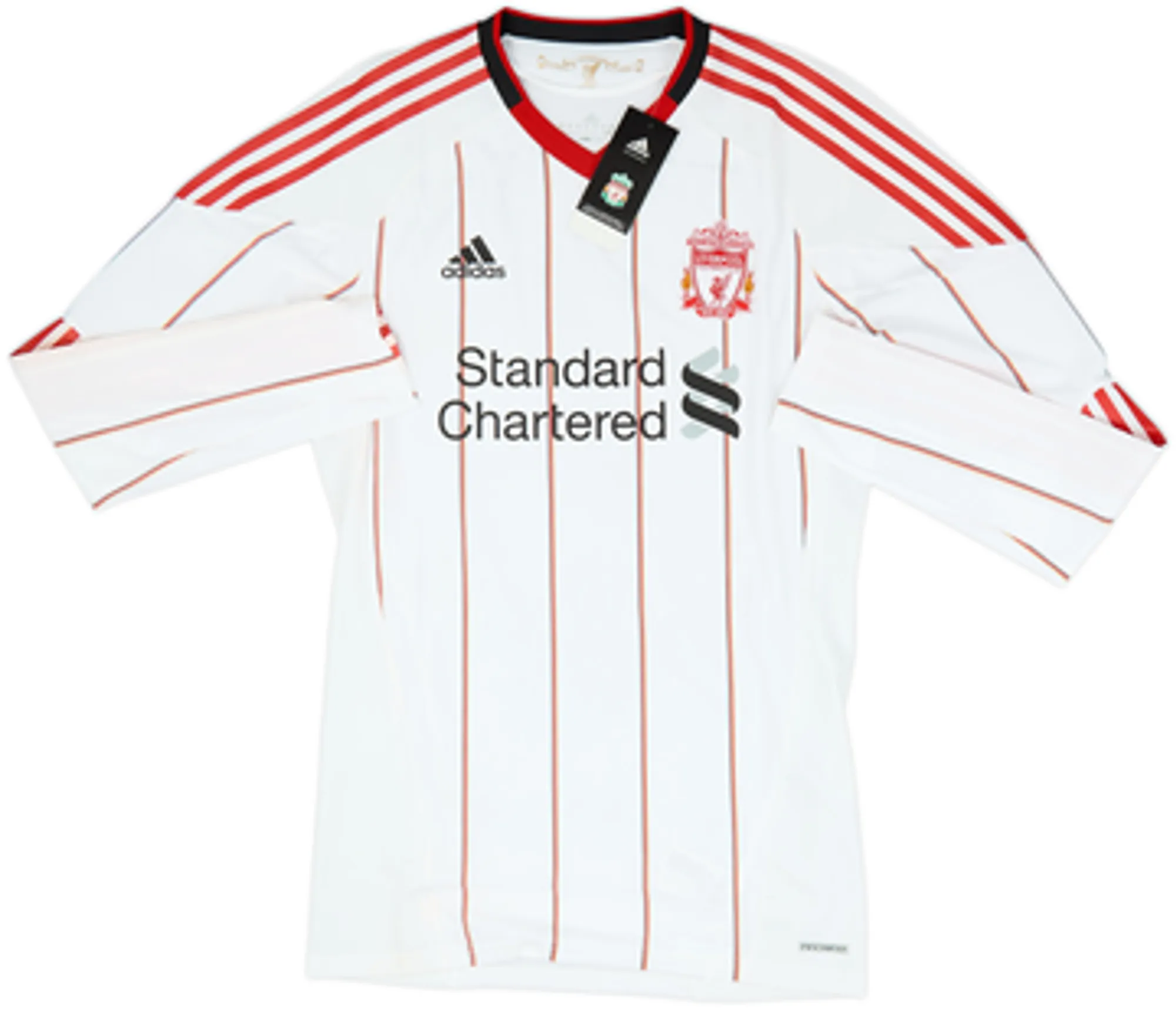 2010-11 Liverpool Player Issue Away L/S Shirt Suarez #7 (L)