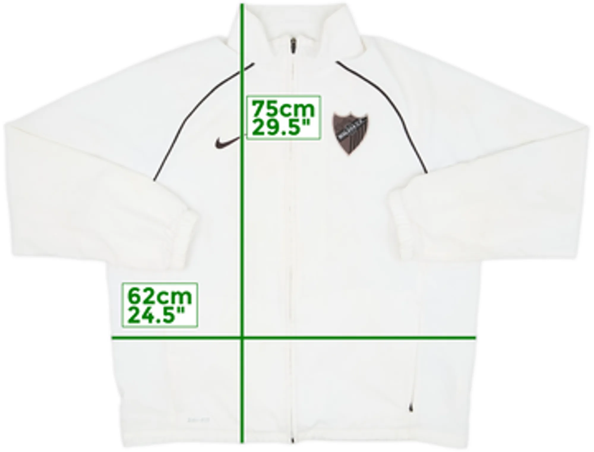 2015-16 Malaga Nike Track Jacket - 6/10 - (XL)