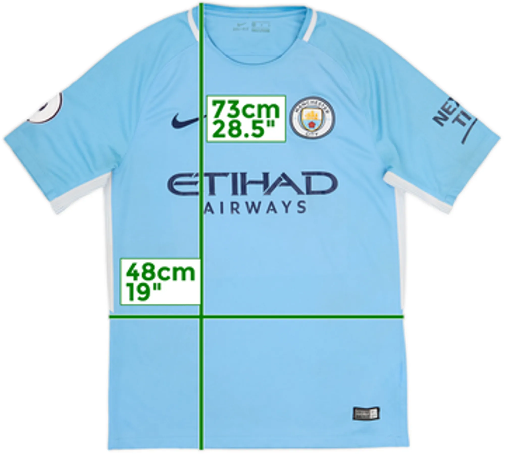 2017-18 Manchester City Home Shirt - 5/10 - (M)