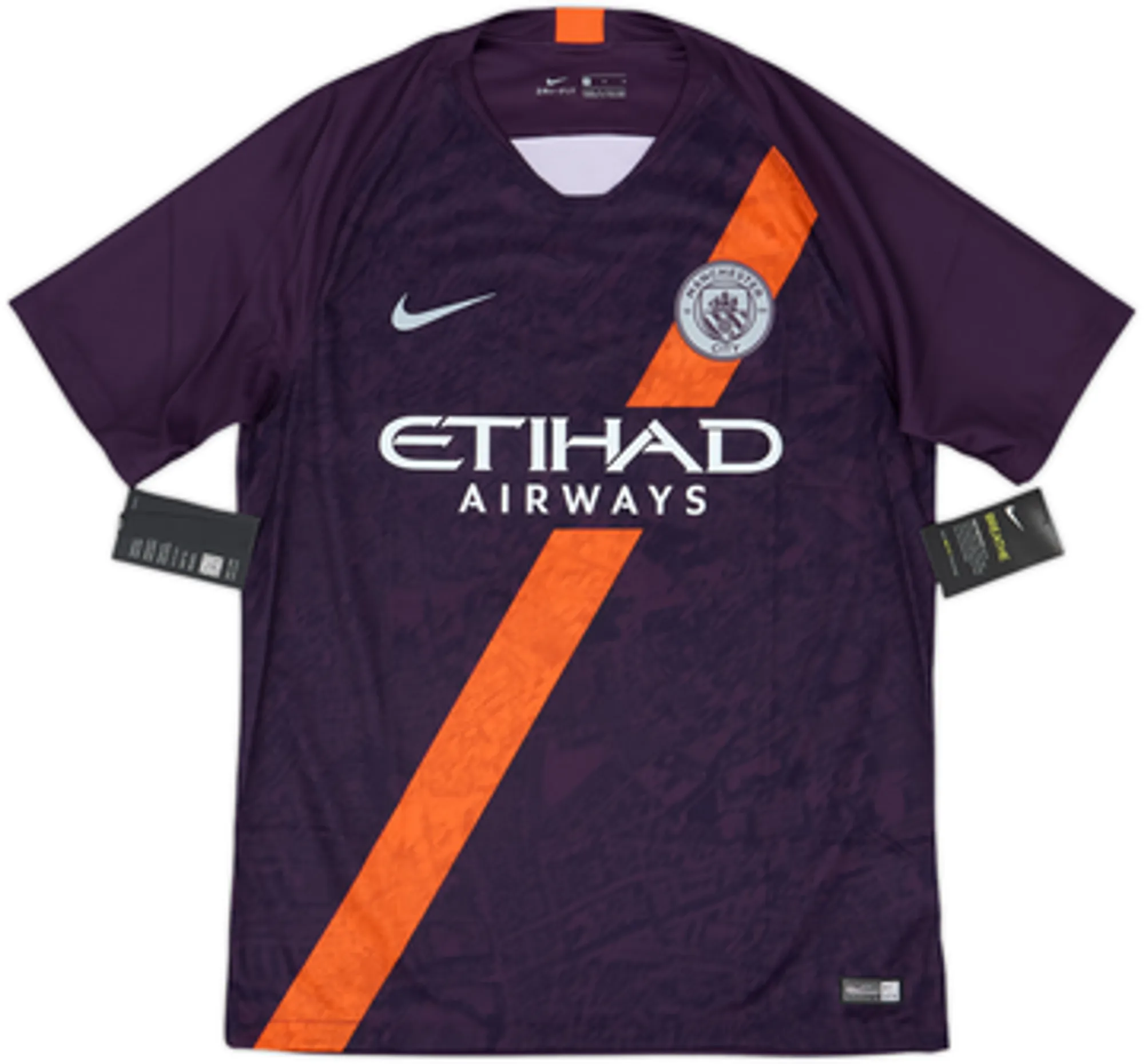 2018-19 Manchester City Third Shirt Kun Aguero #10 (M)