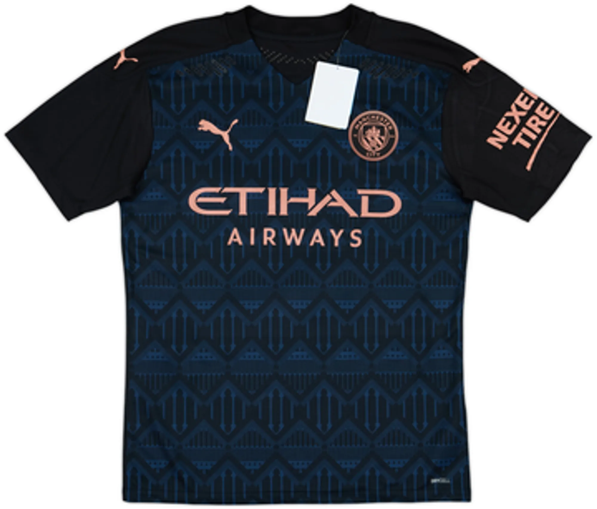 2020-21 Manchester City Away Shirt Kun Aguero #10 (M)