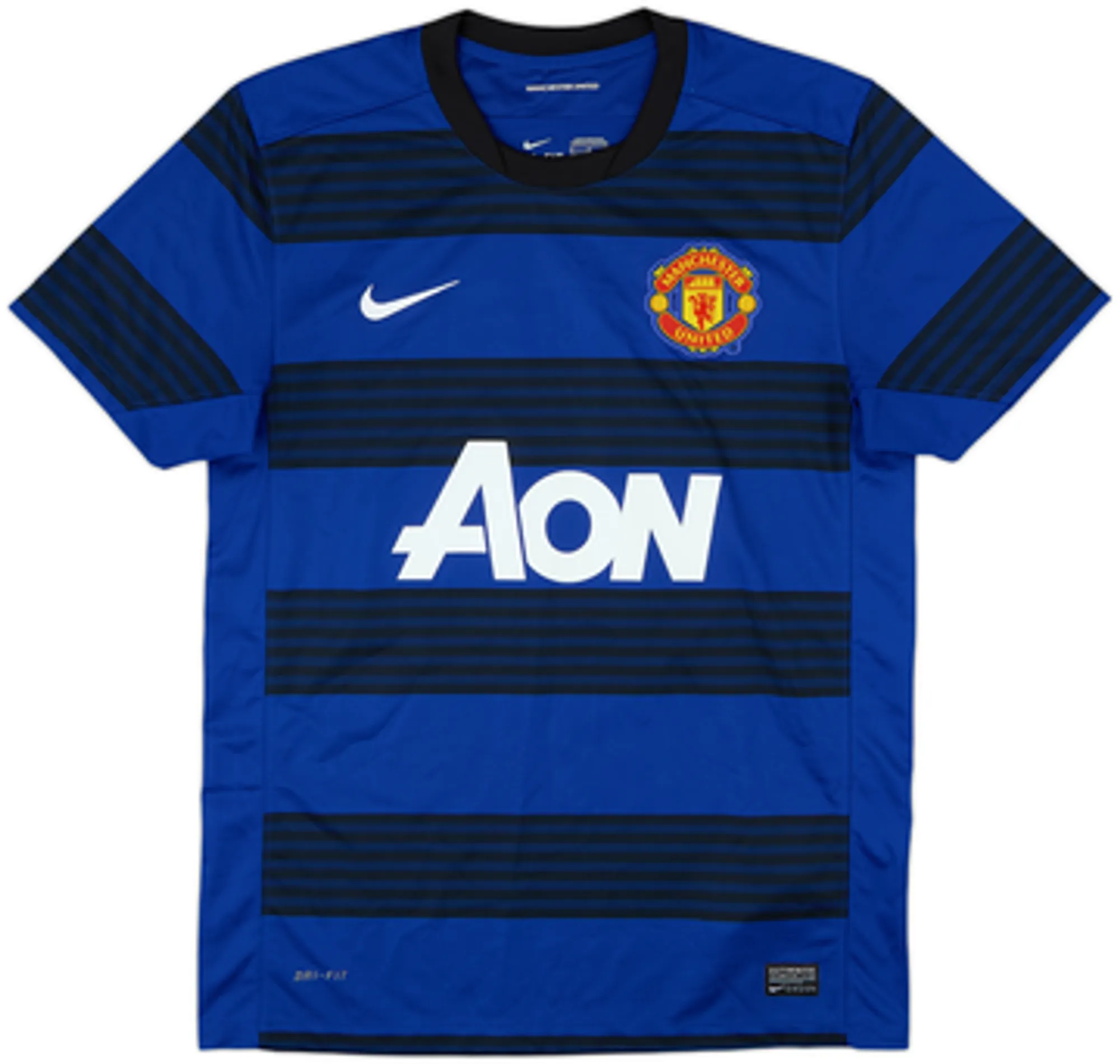 2011-13 Manchester United Away Shirt Young #18 - 10/10 - (M)