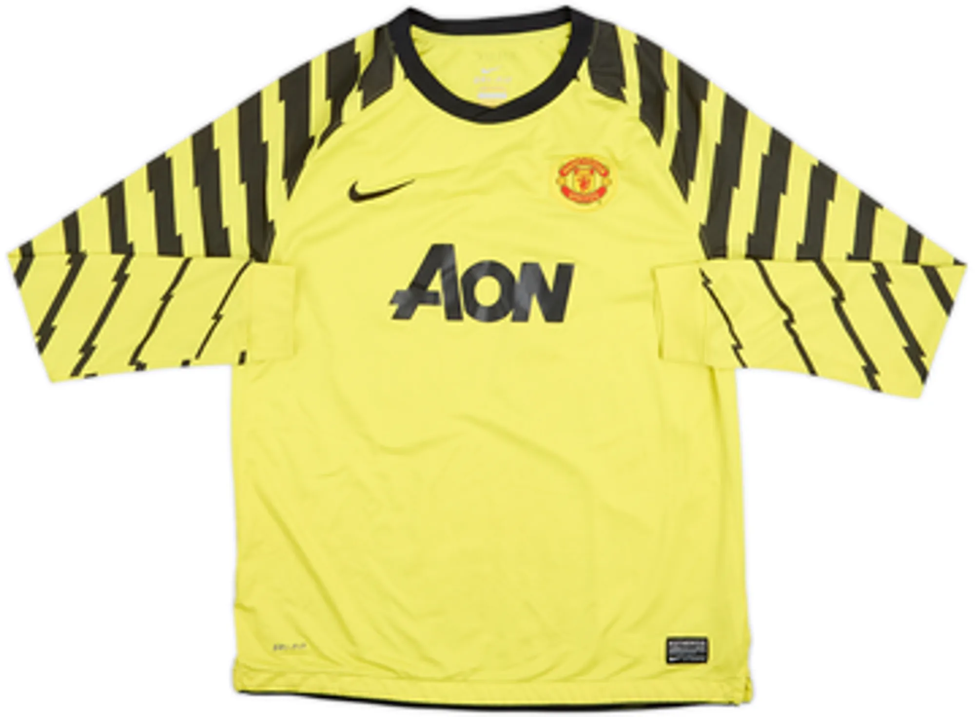 2010-11 Manchester United GK Shirt Lindegaard #34 - 6/10 - (XL.Boys)
