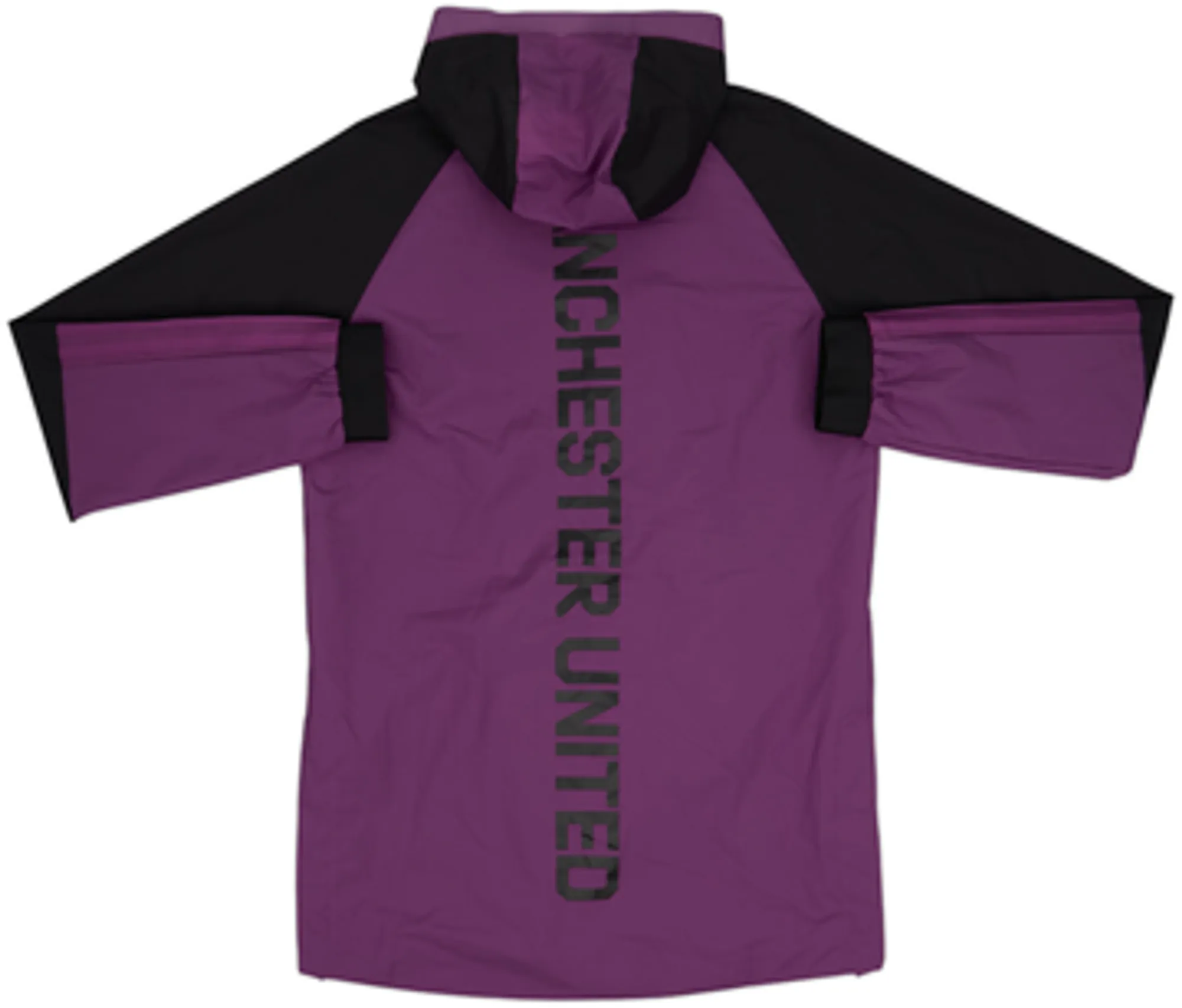 2021-22 Manchester United adidas Hooded Rain Jacket - 8/10 - (L.Boys)