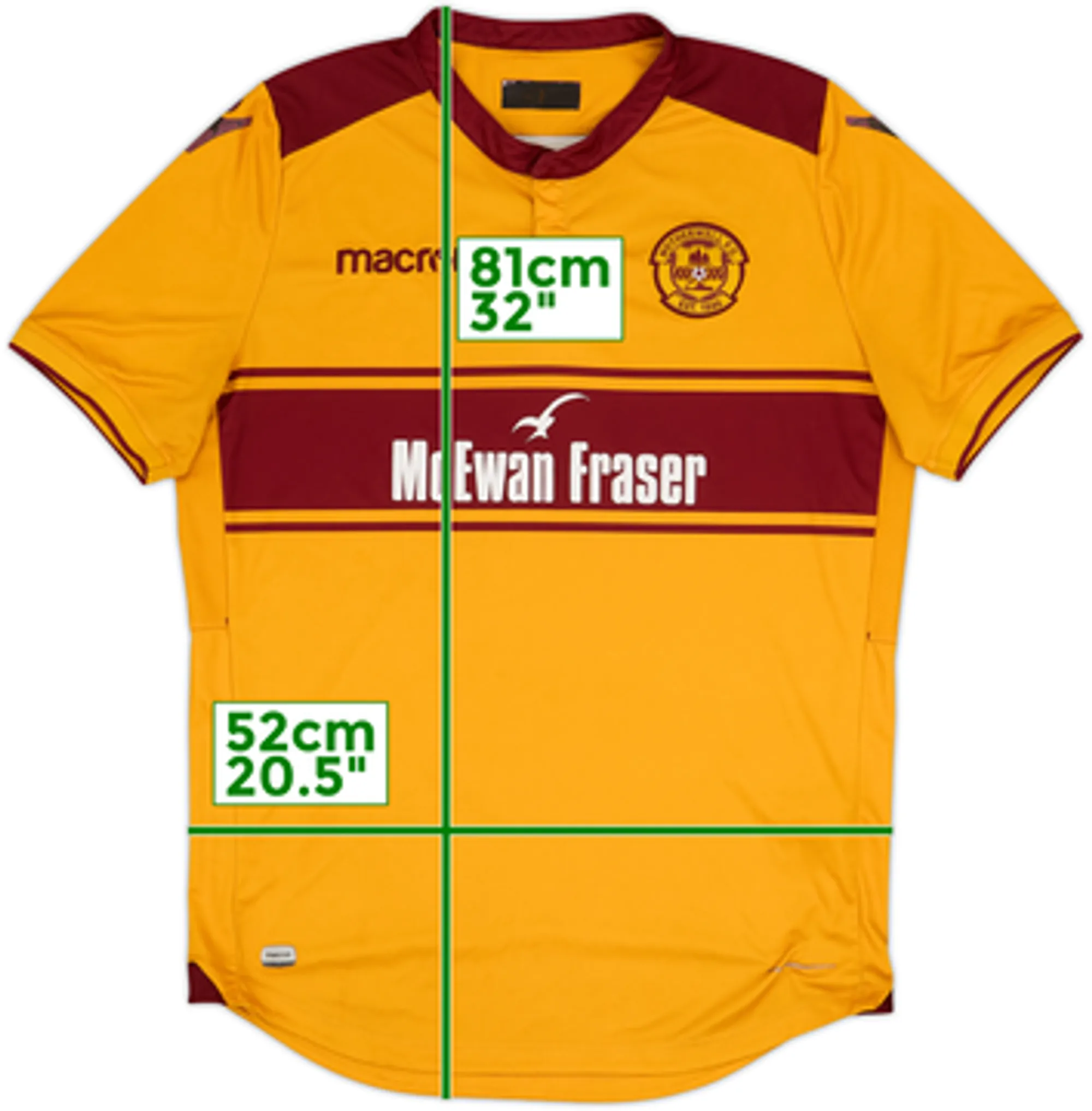 2017-18 Motherwell Home Shirt - 6/10 - (L)