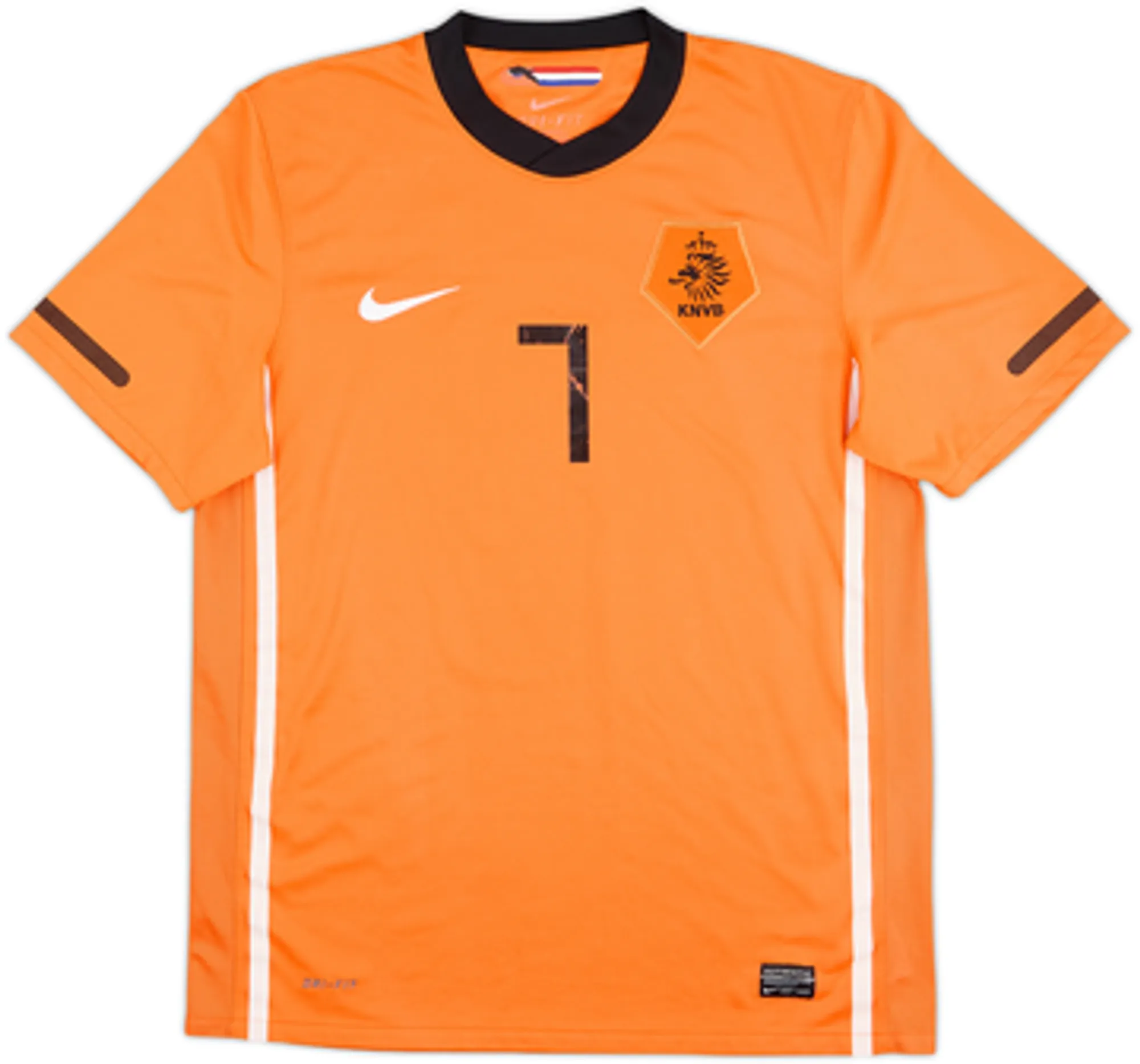 2010-11 Netherlands Home Shirt Kuyt #7 - 5/10 - (M)