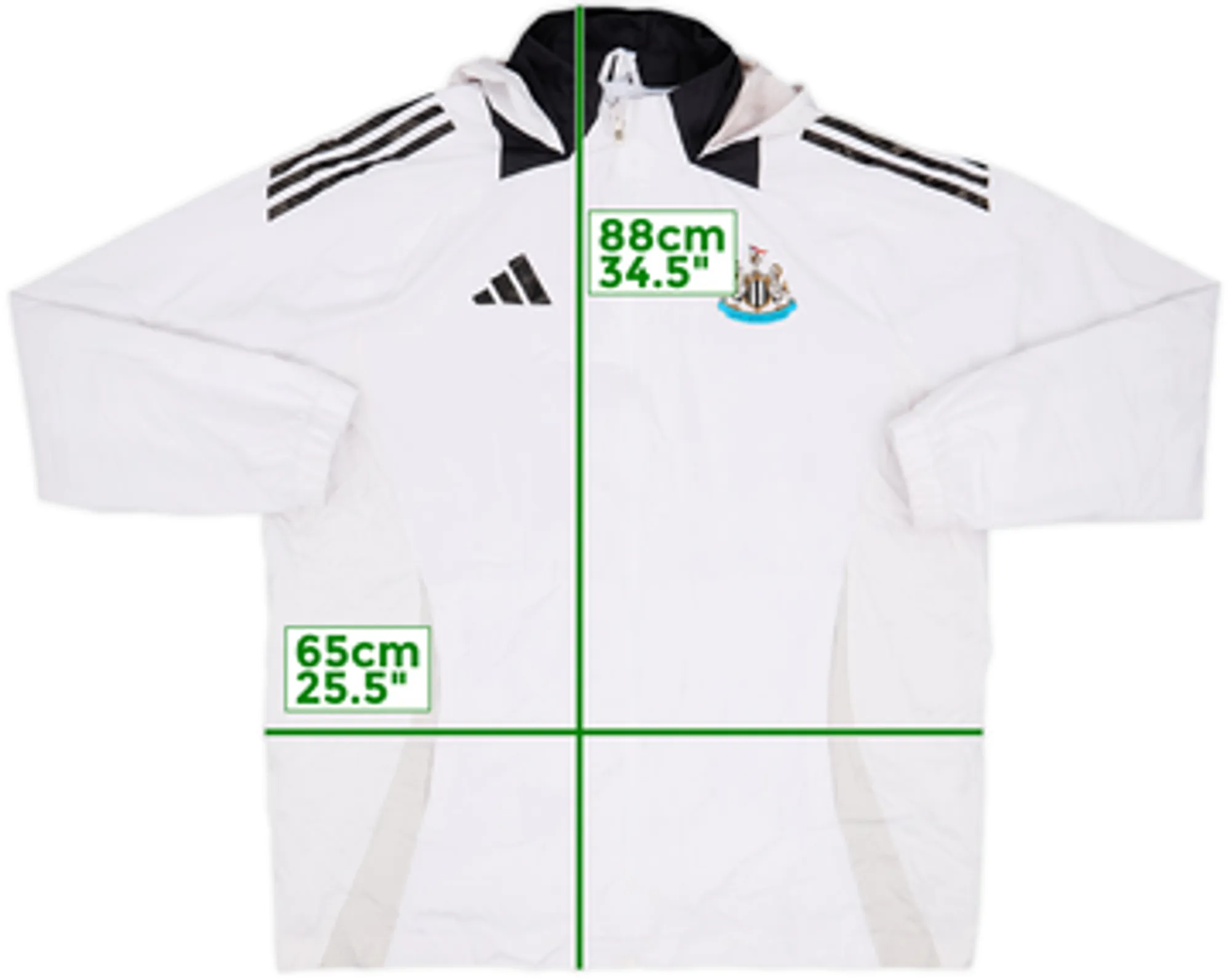 2024-25 Newcastle adidas Track Jacket - 7/10 - (XL)