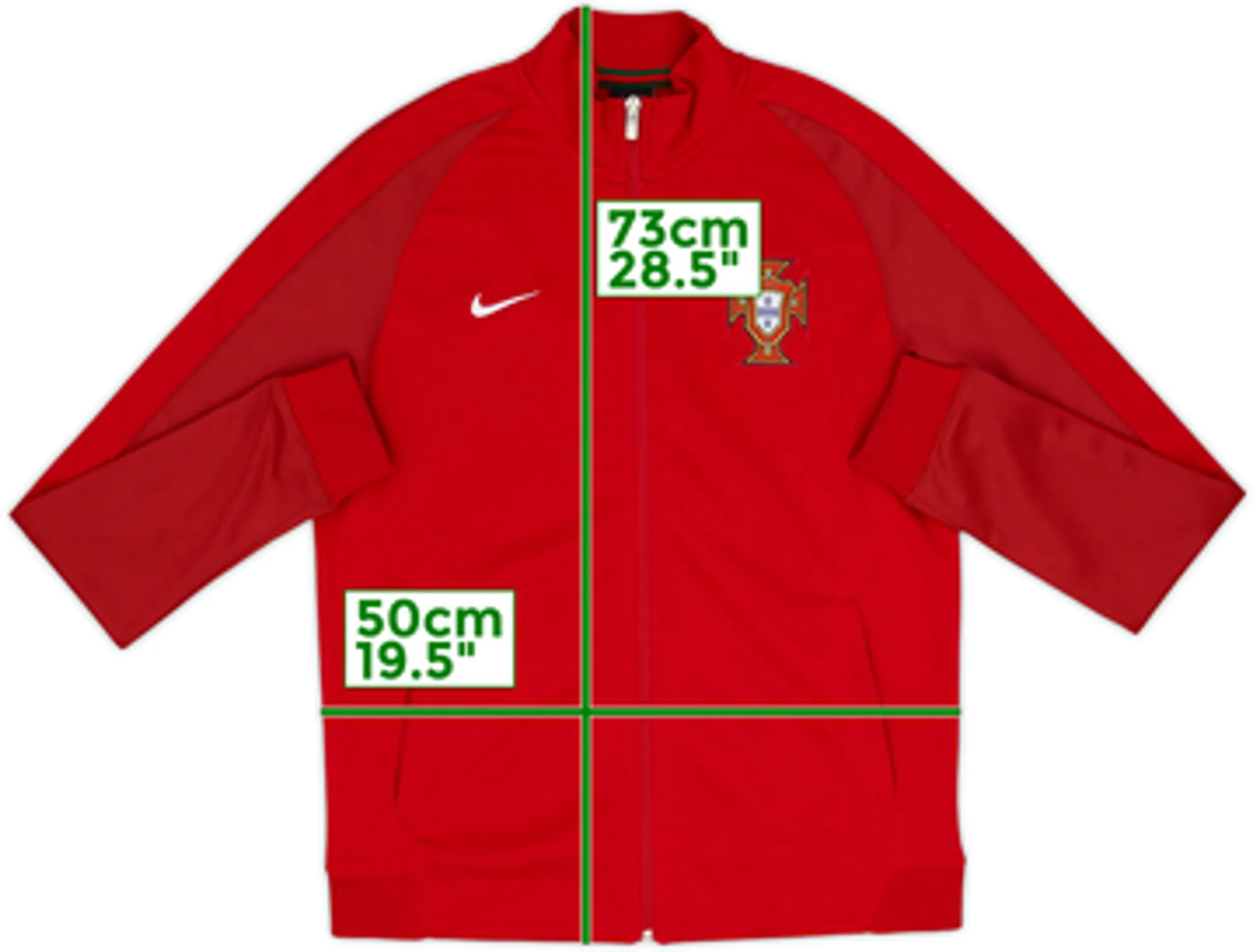 2018-19 Portugal Nike Track Jacket - 8/10 - (L)