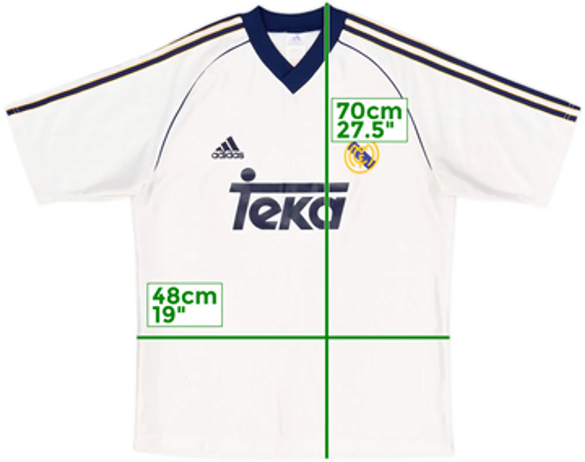 1998-00 Real Madrid Home Shirt - 6/10 - (XL.Boys)