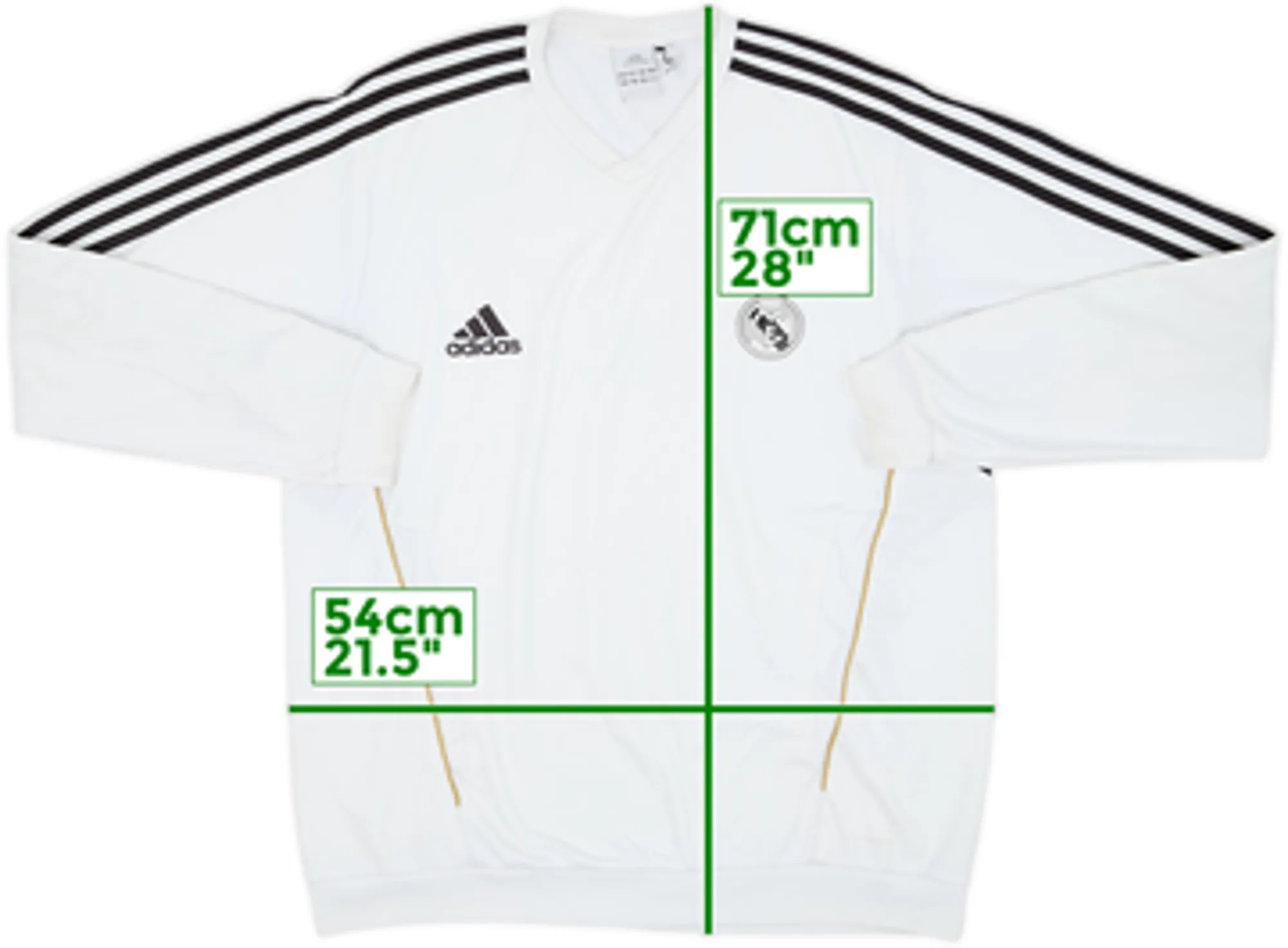 2011-12 Real Madrid adidas Sweat Top - 6/10 - (M/L)