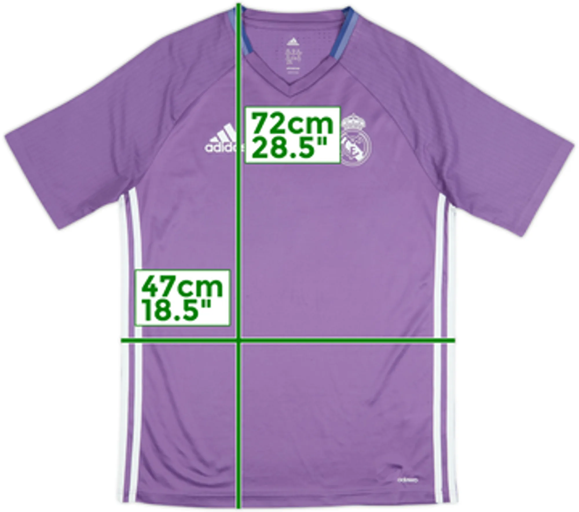 2016-17 Real Madrid adizero Training Shirt - 9/10 - (M)