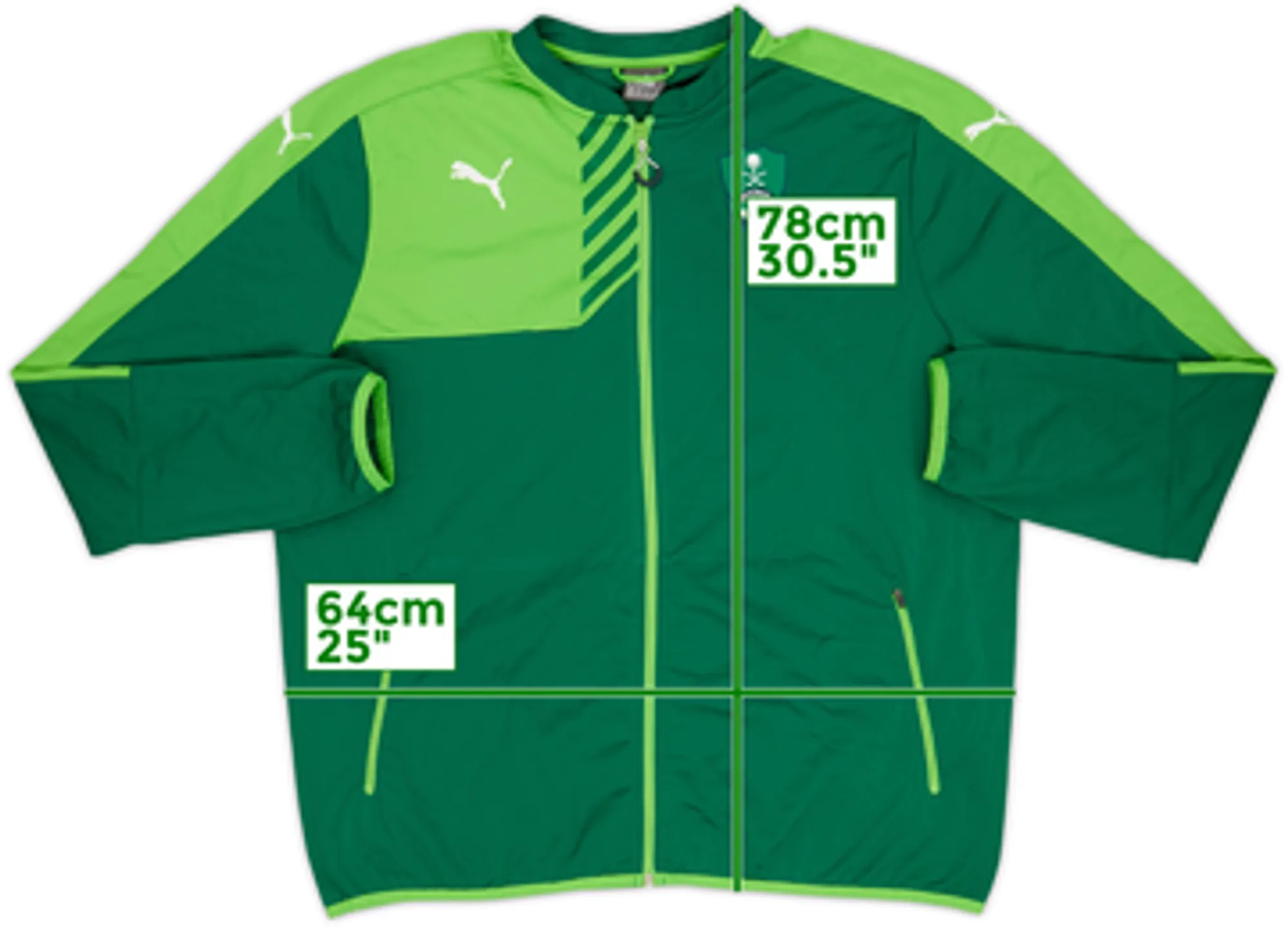 2013-14 Al Ahli Puma Track Jacket - 8/10 - (3XL)