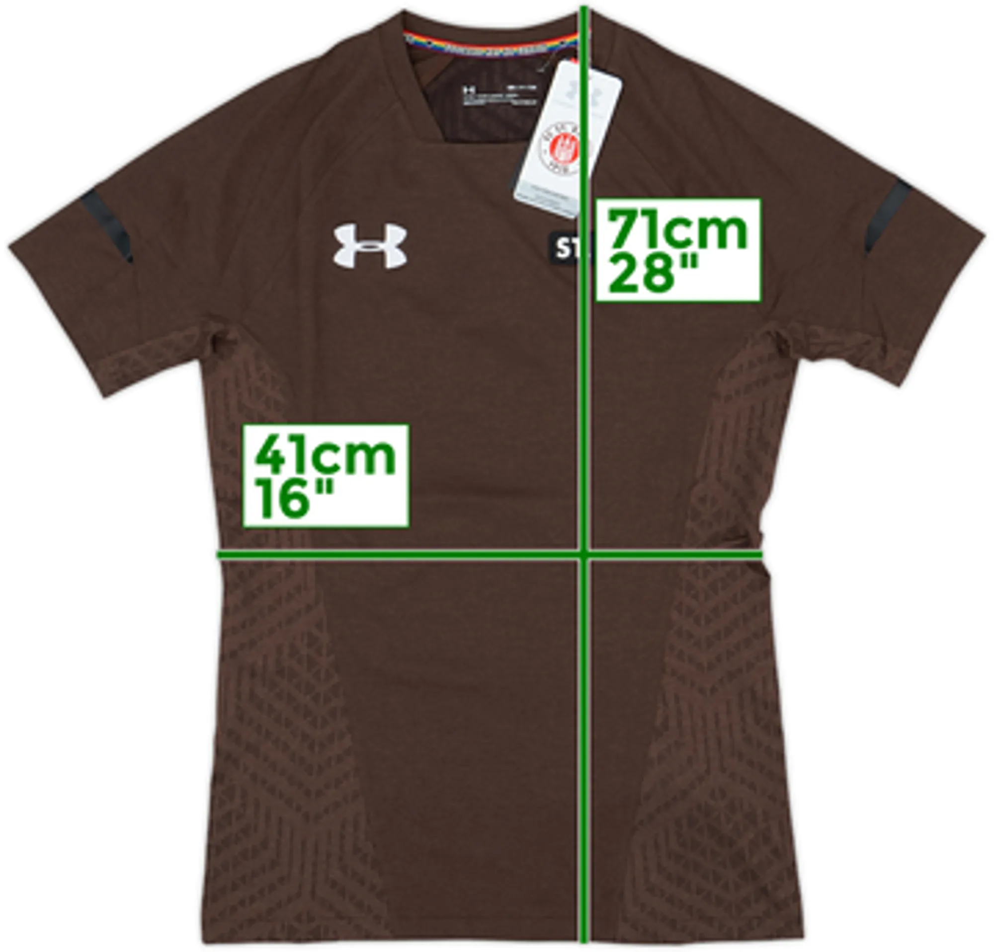 2018-19 St Pauli Under Armour Training Shirt (S)