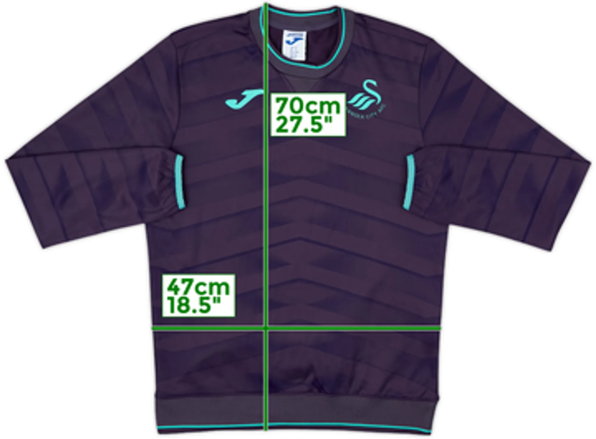 2020-21 Swansea Joma Sweat Top - 8/10 - (S)
