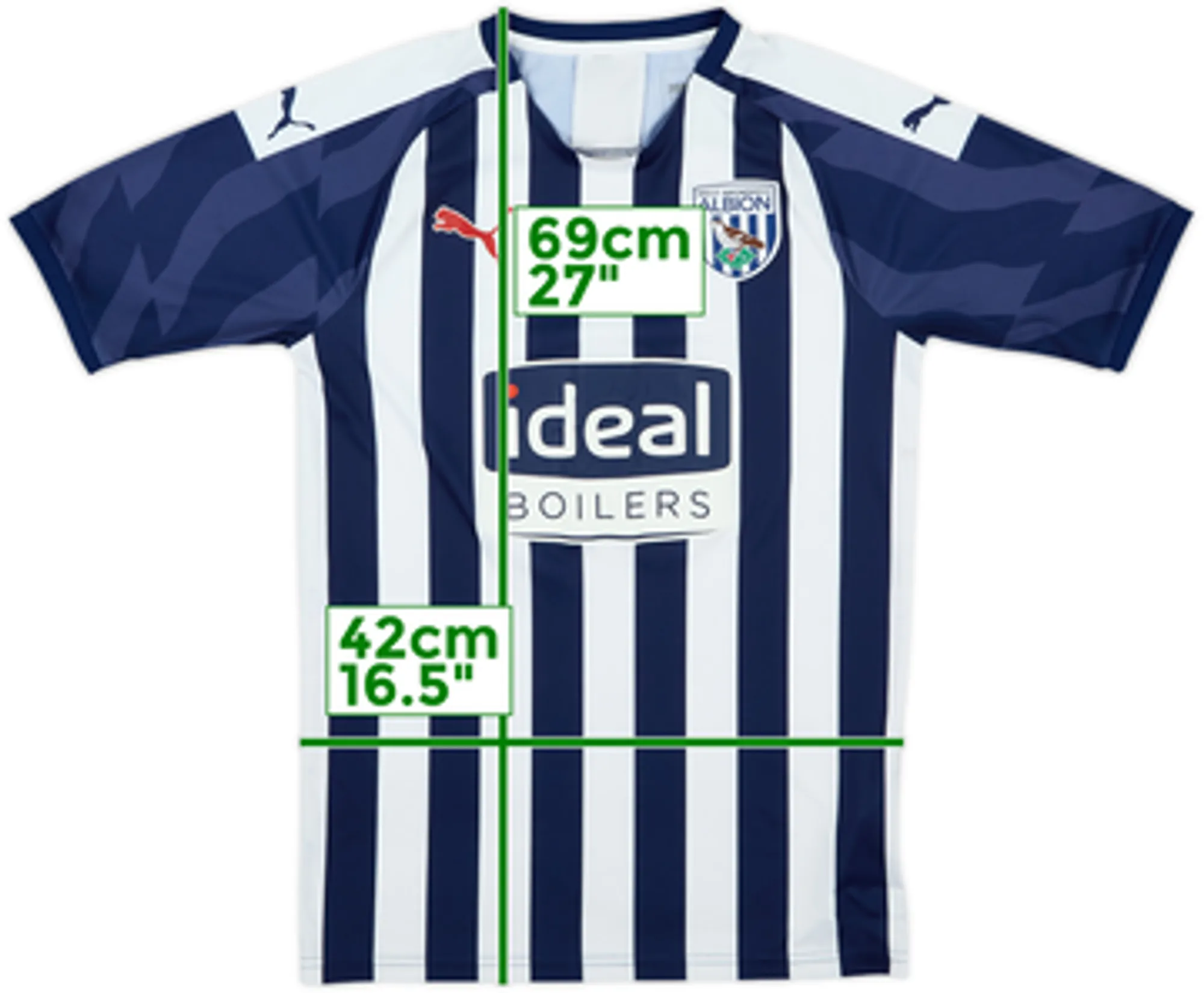2019-20 West Brom Home Shirt - 6/10 - (S)