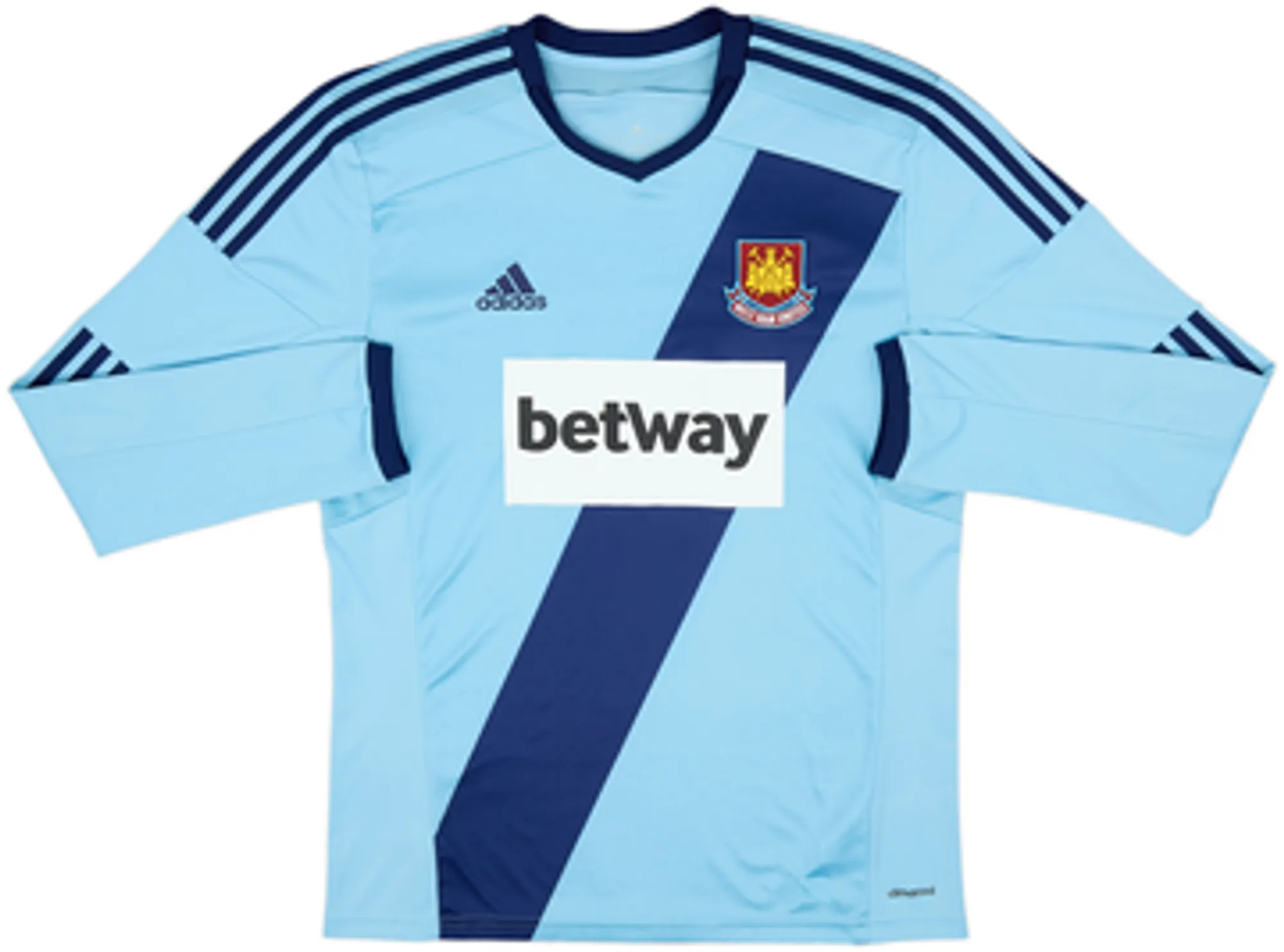 2014-15 West Ham Away L/S Shirt Noble #16 - 8/10 - (M)