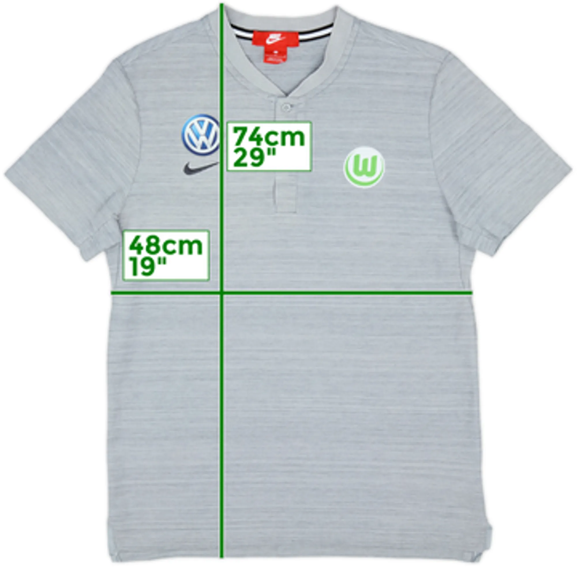 2018-19 Wolfsburg Nike Polo Shirt - 10/10 - (L)