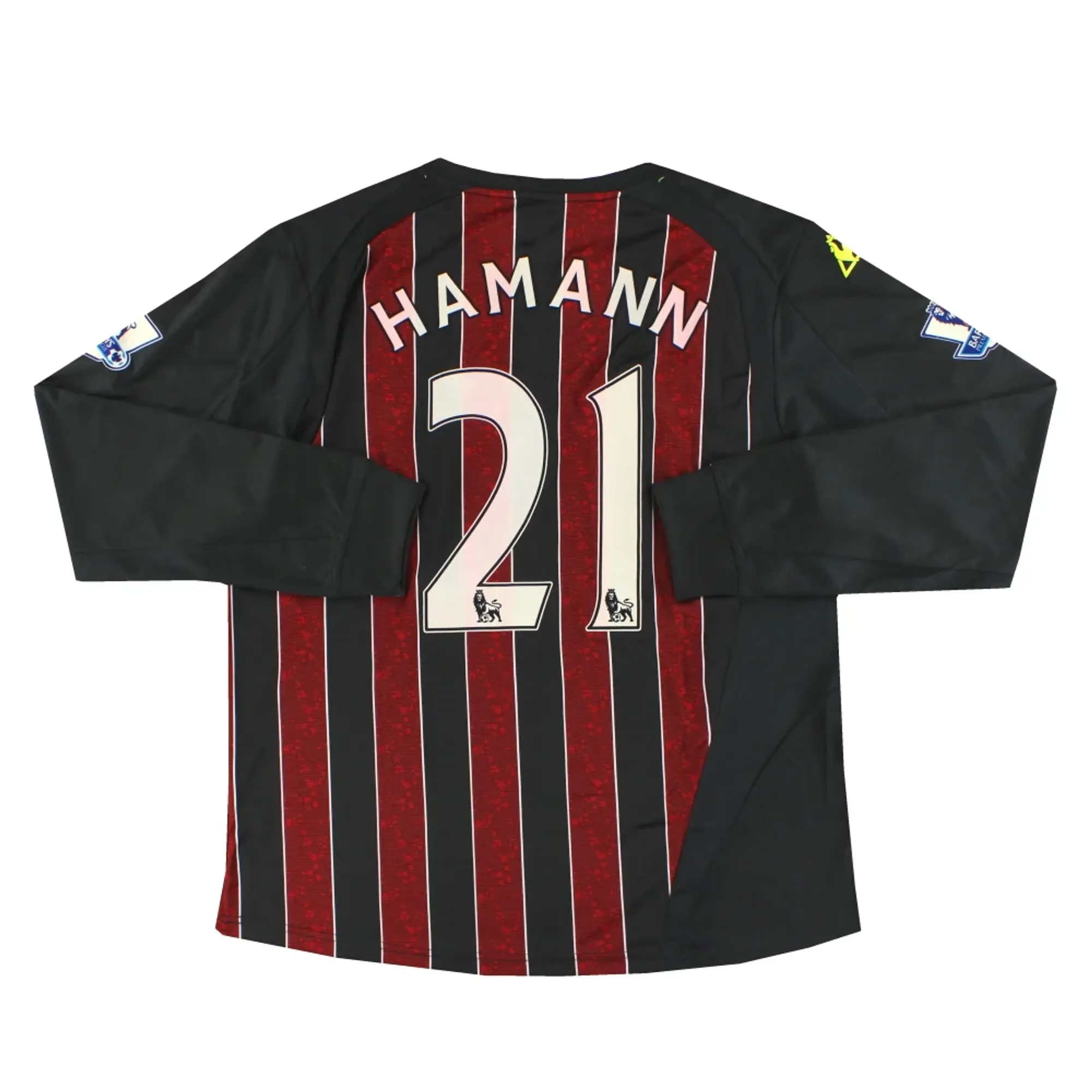 2008-09 Manchester City Le Coq Sportif Away Shirt Hamann #12 L/S *Mint* XL - Manchester City / Mint 