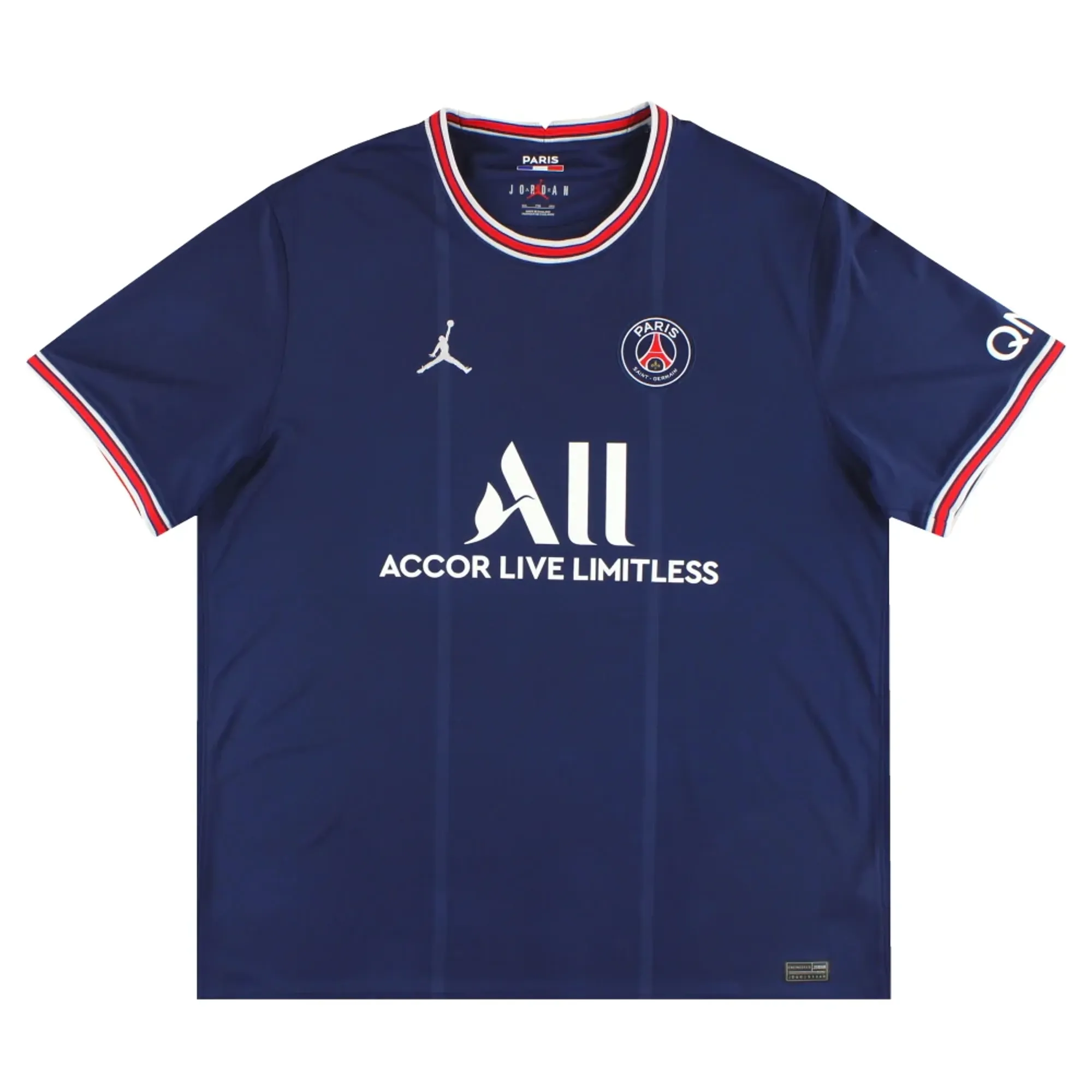 2021-22 Paris Saint-Germain Nike Home Shirt XXL - Paris Saint-Germain / Excellent