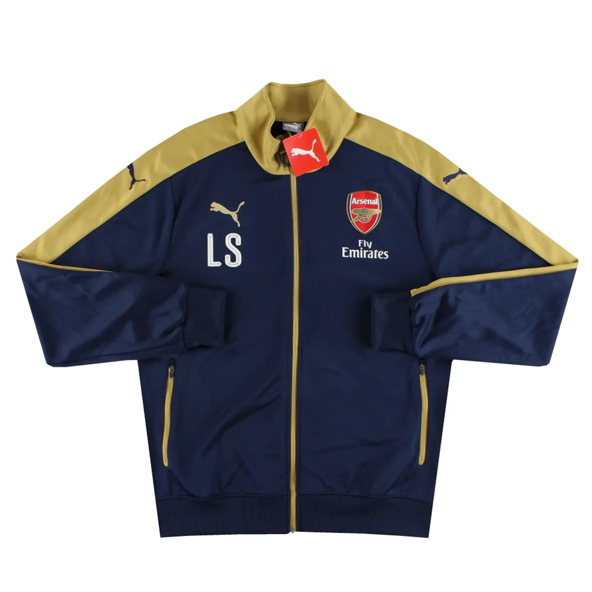 2015-16 Arsenal Puma Player Issue Track Jacket 'LS' *w/tags* L / w/tags 