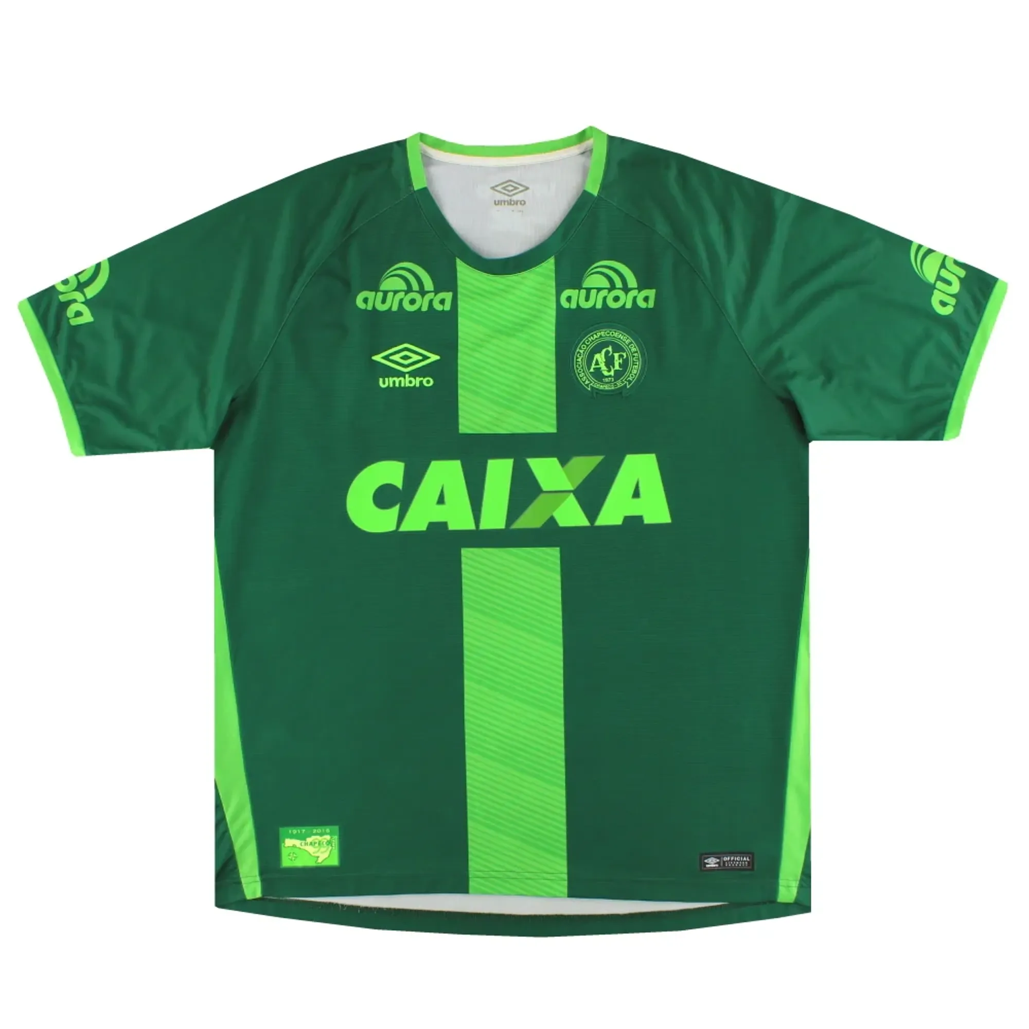 2016 Chapecoense Umbro Third Shirt XXXL - Central and South American Clubs / Excellent 