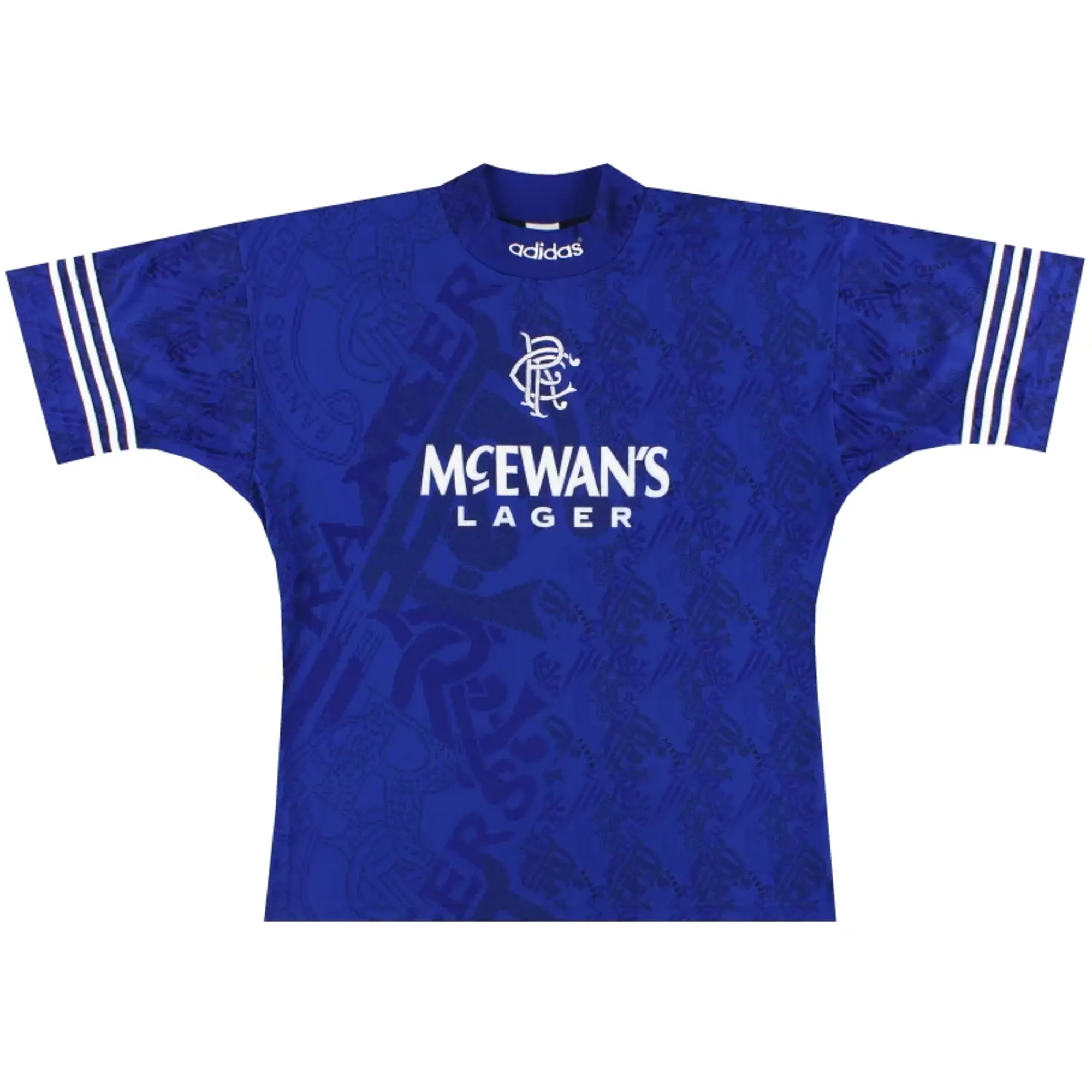 1994-96 Rangers adidas Home Shirt L/XL - Rangers / Excellent / Large