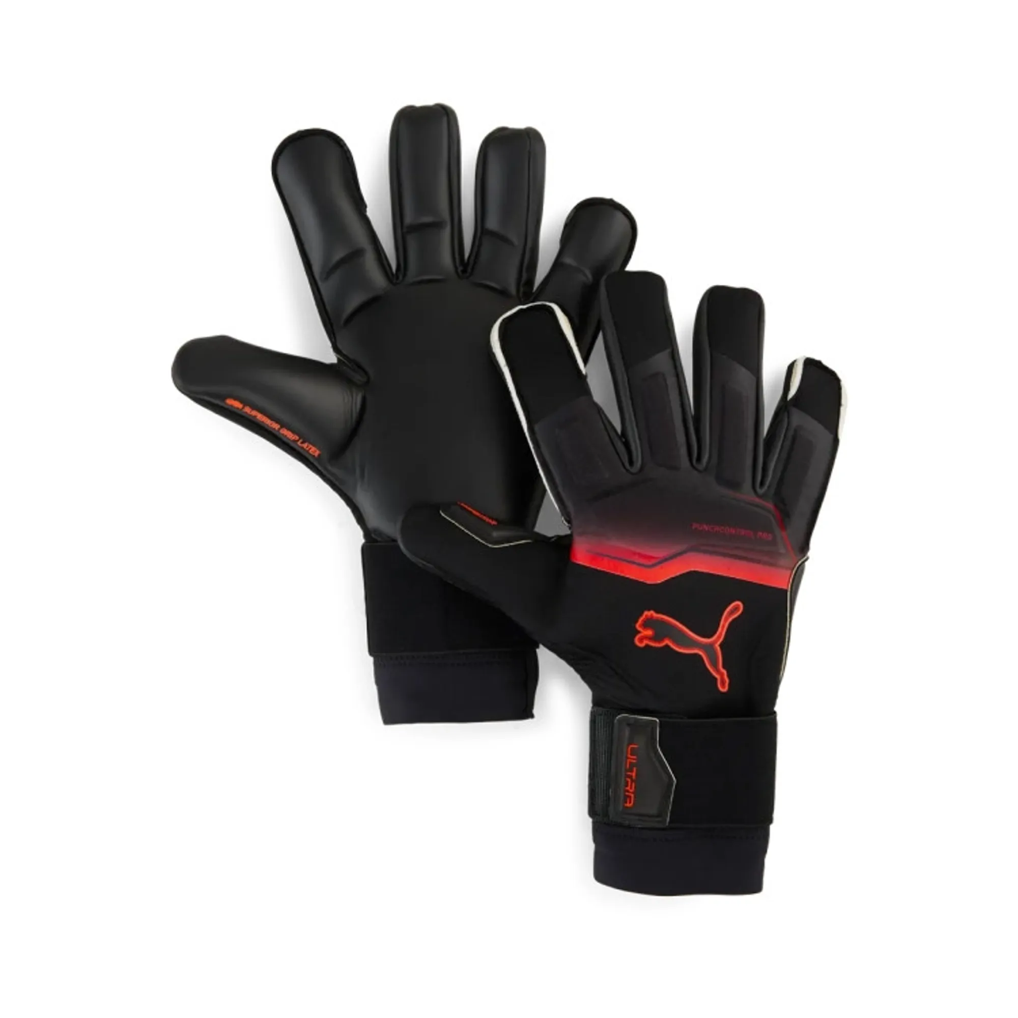 Puma Goalkeeper Gloves Ultra Ultimate Hybrid Eclipse - ['Black']