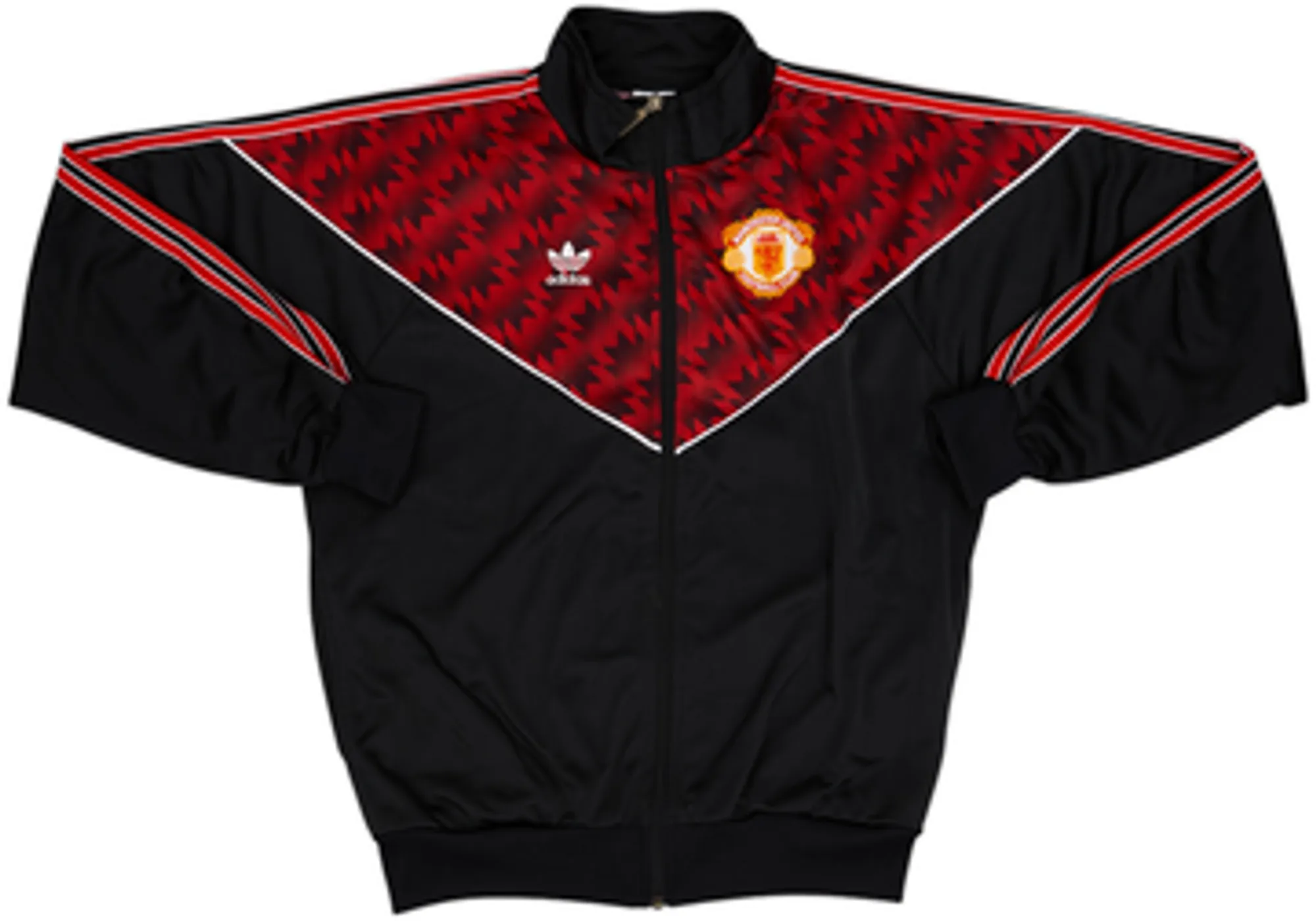 1990-92 Manchester United adidas Tracksuit - 7/10 - (M)