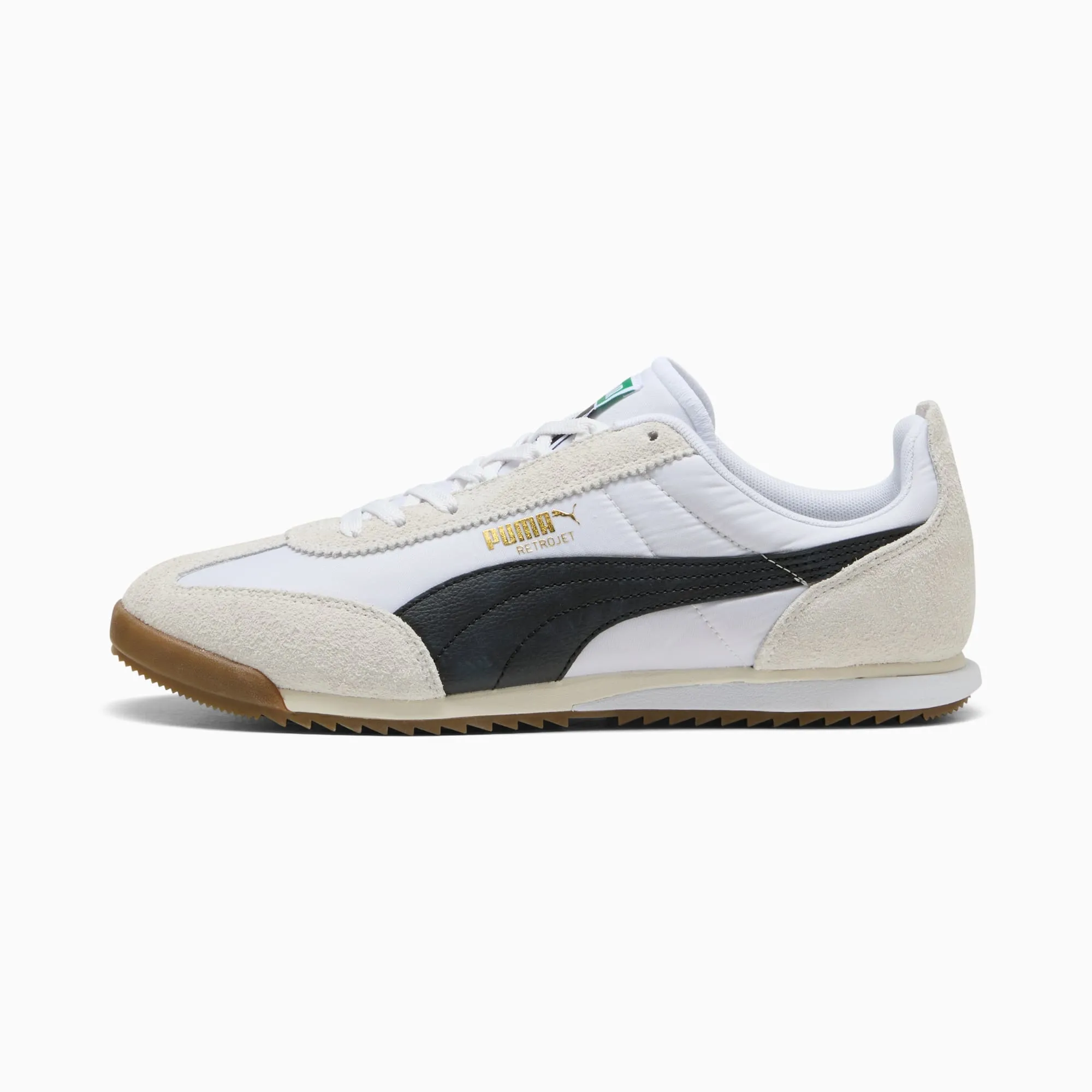 PUMA Retrojet Sneakers Unisex, White/Black/Gum, size 10