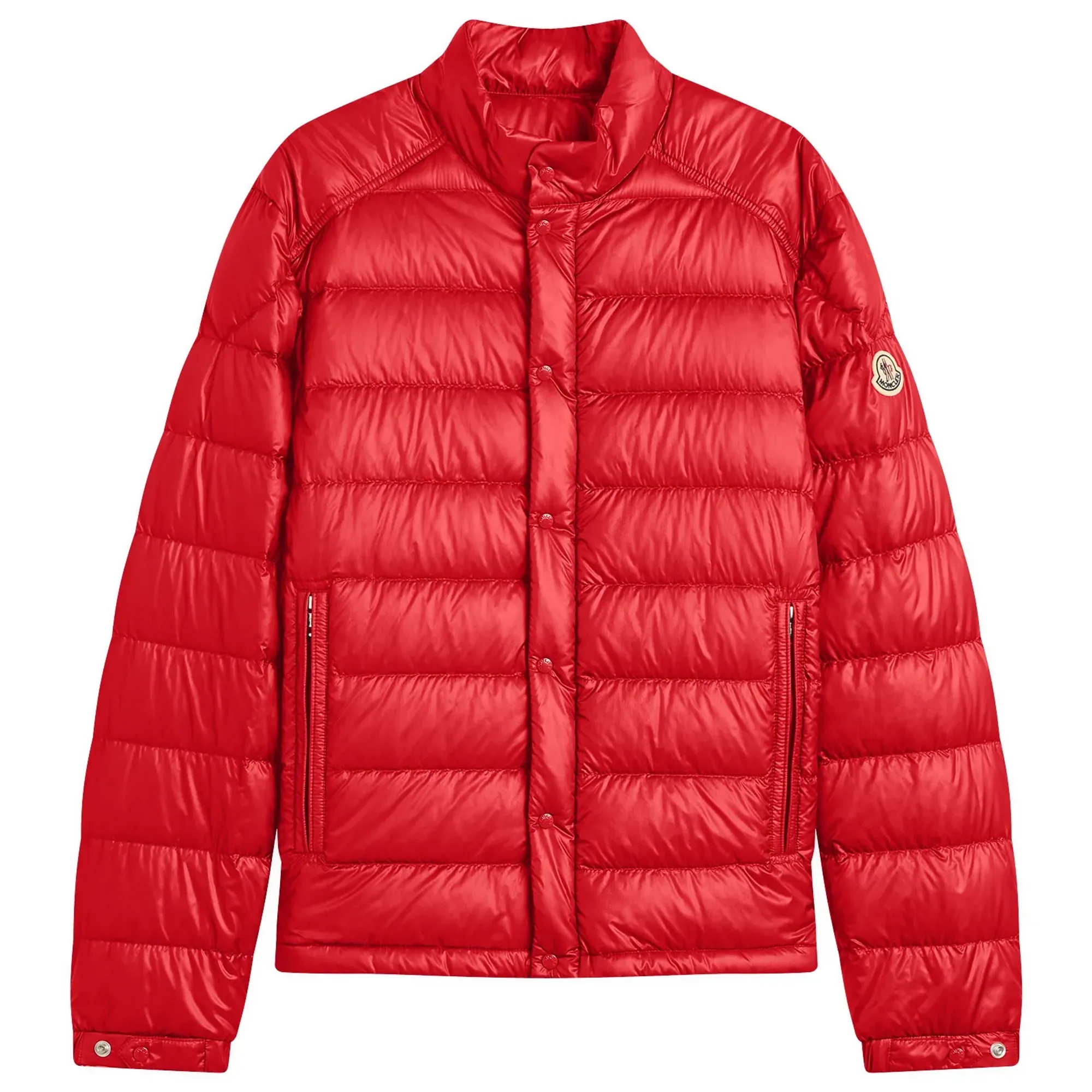 Moncler Men's Selves Nylon Jacket Red