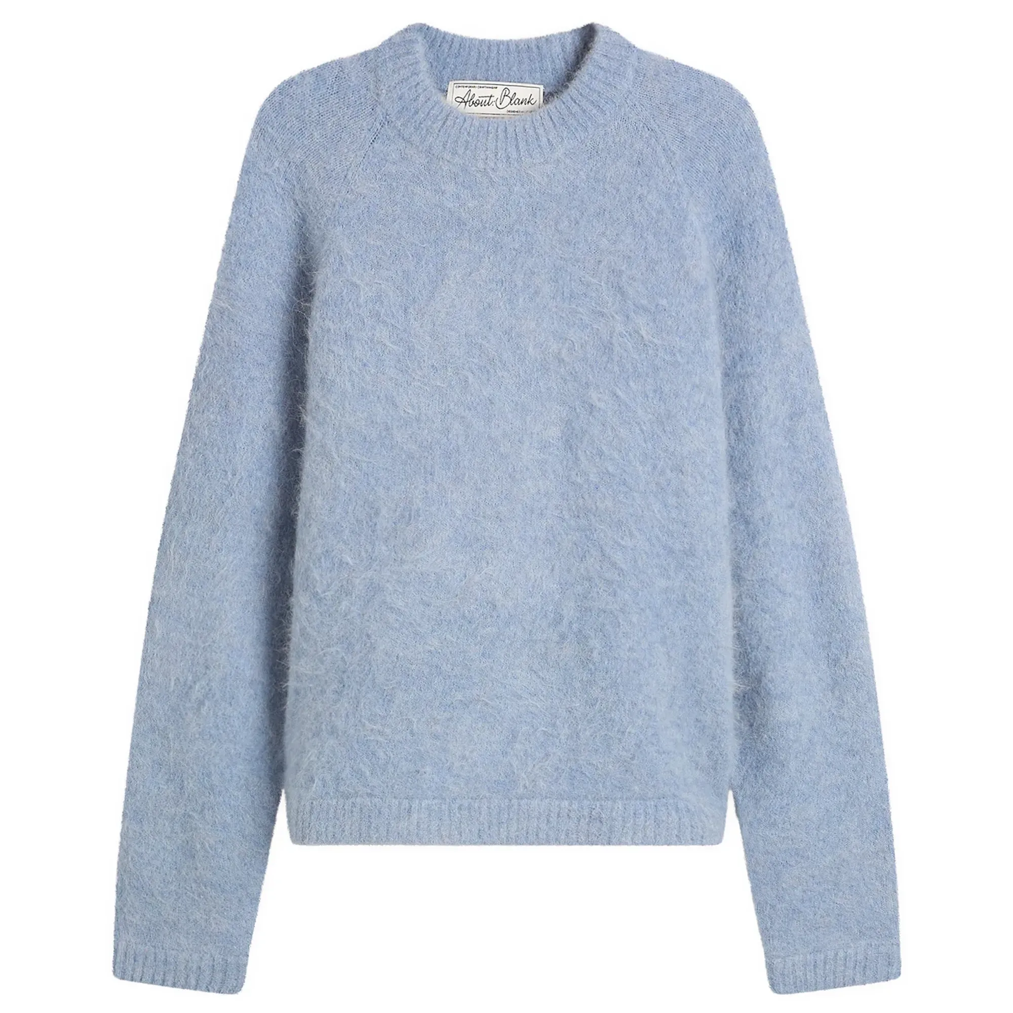 about:blank Men's Alpaca Crew Ice Blue