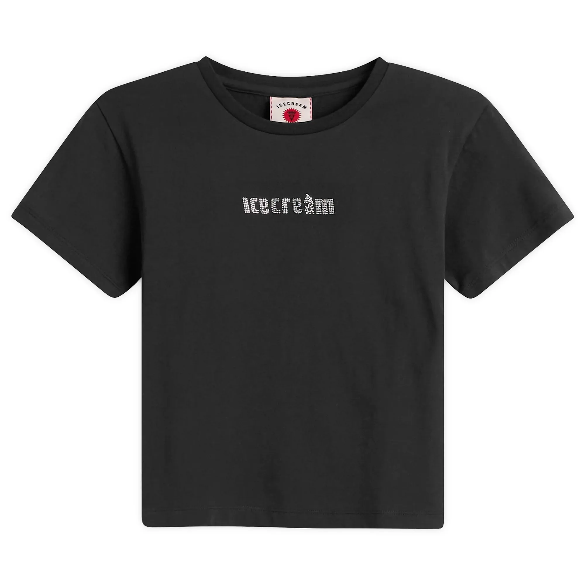 ICECREAM Women's Crystal Soft Serve Baby T-Shirt Black