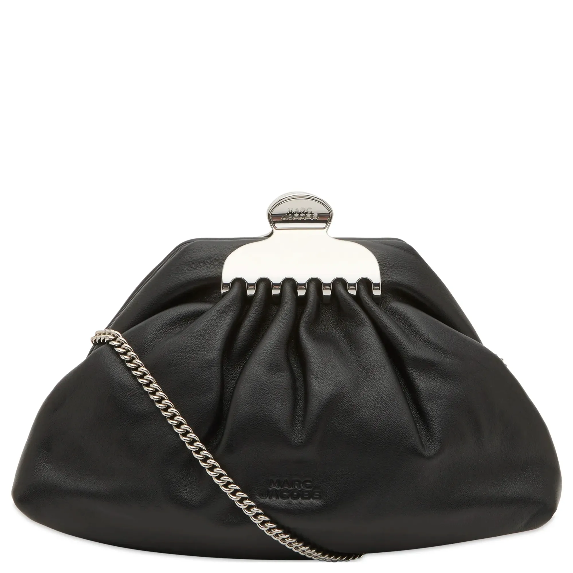 Marc Jacobs Women's The Small Claw Clip Clutch Bag Black