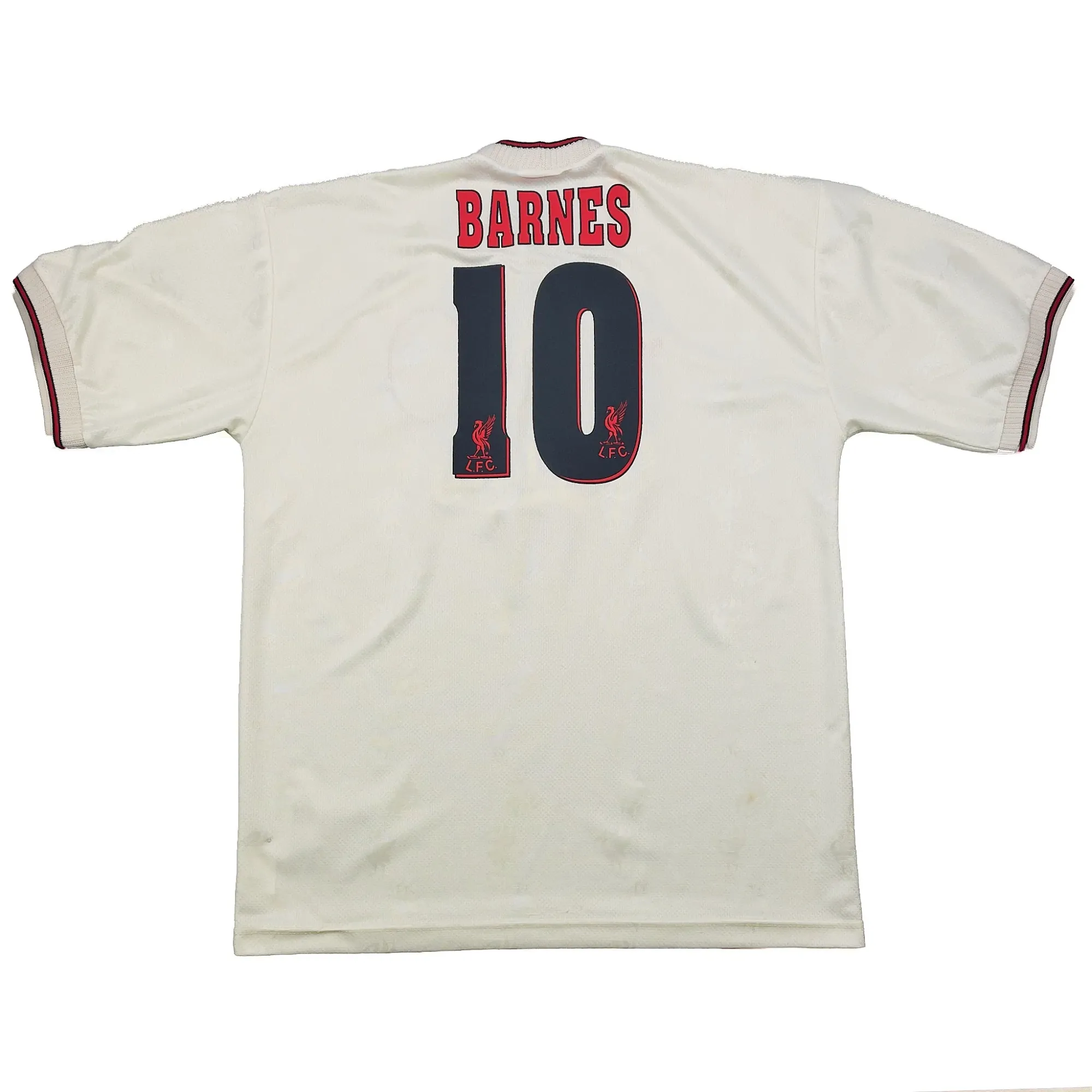1996/97 Liverpool Barnes #10 Away Shirt (XL) Reebok | Cult Kits