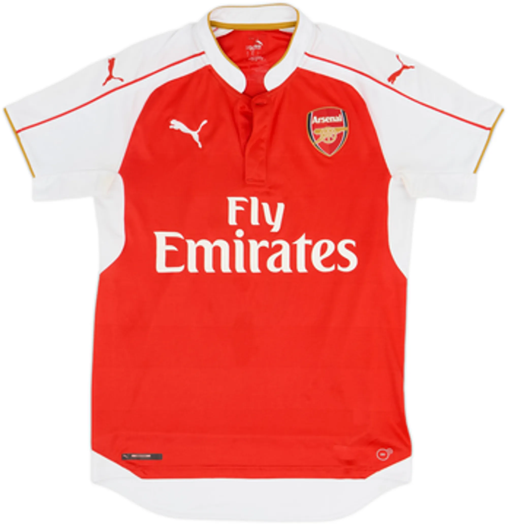 2015-16 Arsenal Home Shirt Arteta #8 - 7/10 - (L)