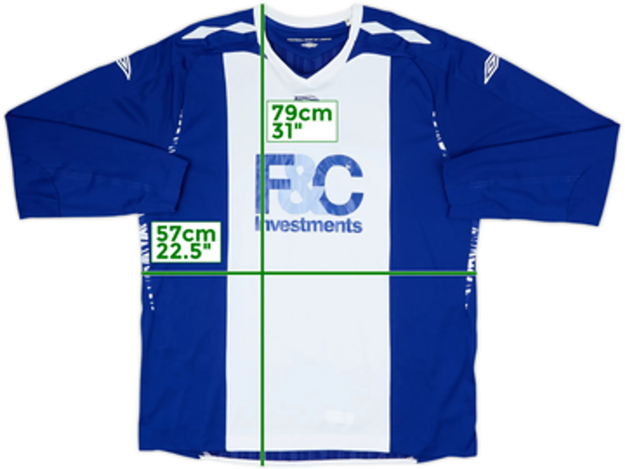 2007-08 Birmingham Home L/S Shirt - 6/10 - (XL)