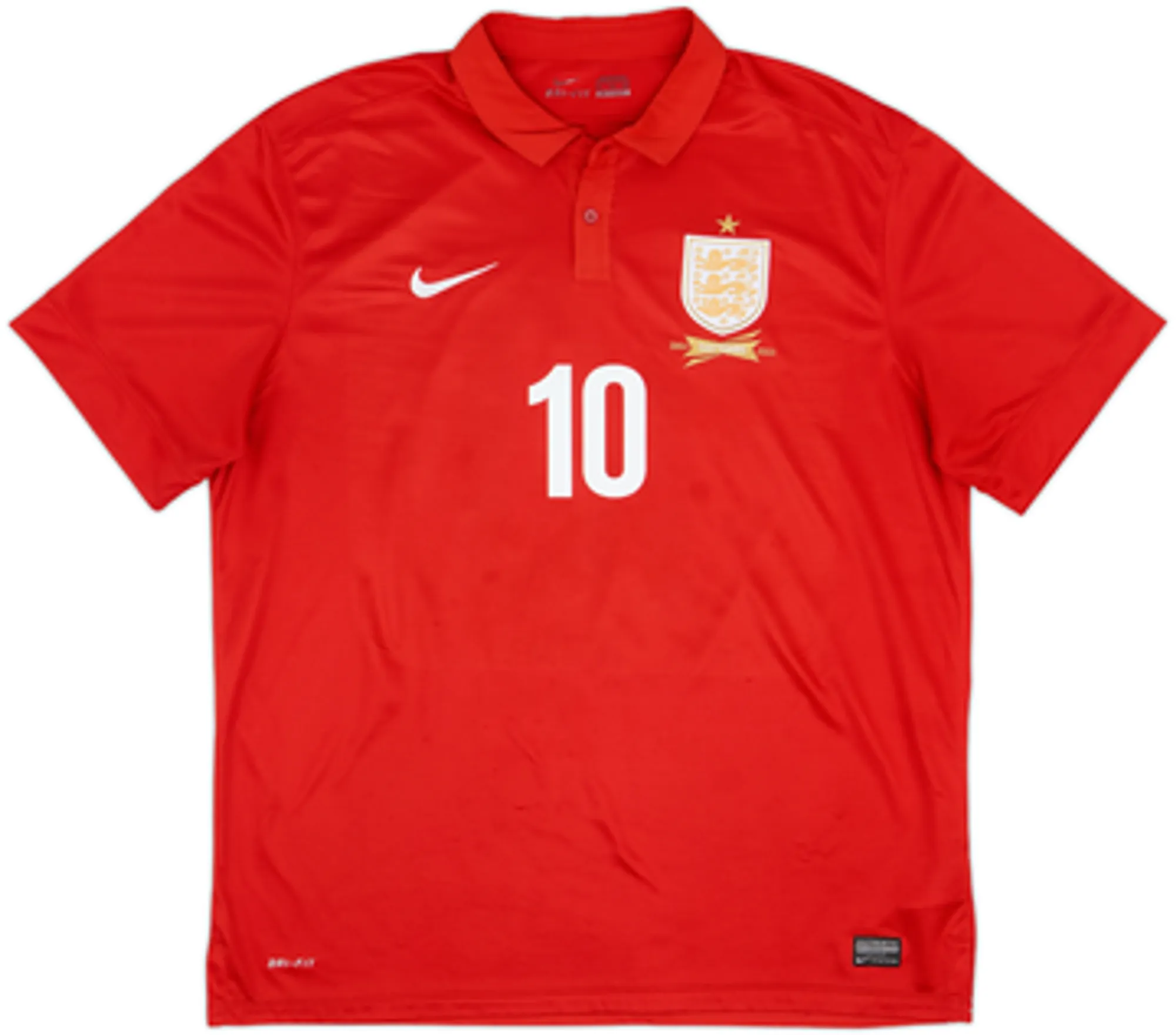 2013 England Away 150th Anniversary Shirt Rooney #10 - 6/10 - (XL)