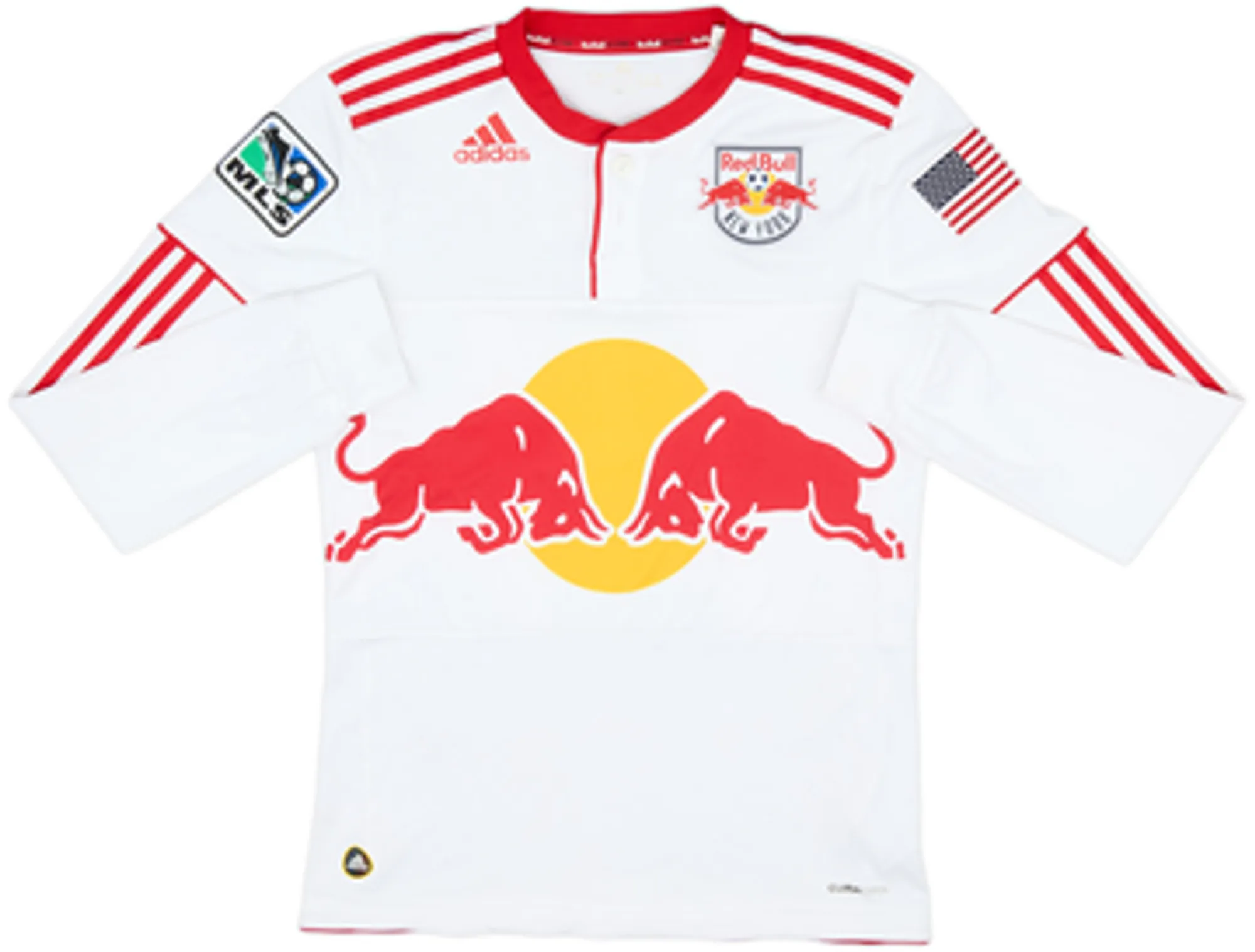2010 New York Red Bulls Authentic Home L/S Shirt Henry #14 - 6/10 - (S)