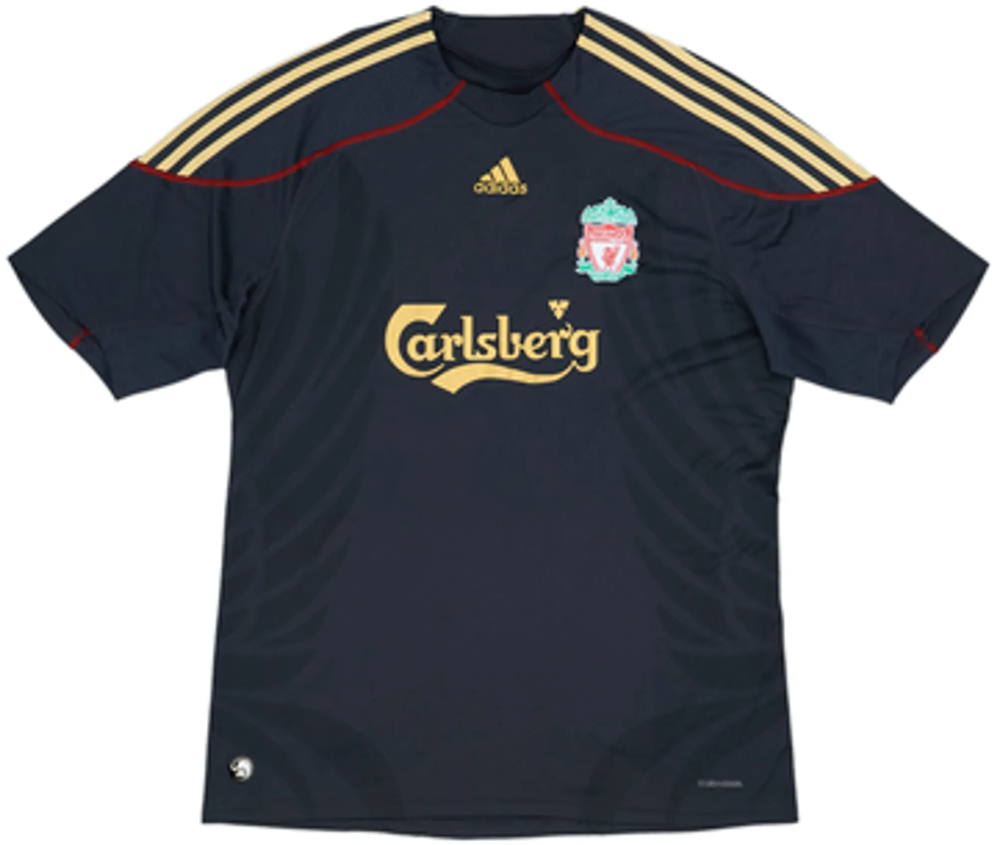 2009-10 Liverpool Away Shirt Gerrard#8 - 7/10 - (XL)