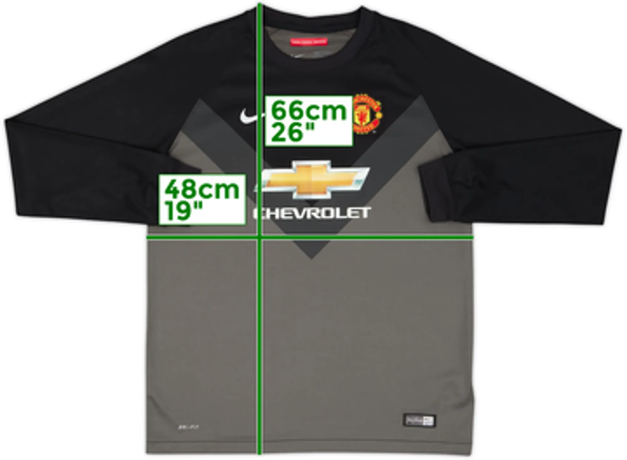 2014-15 Manchester United GK Shirt - 8/10 - (XL.Boys)
