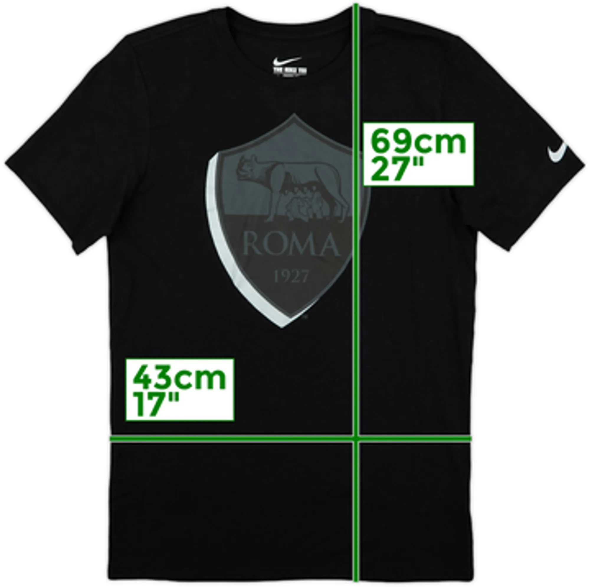 2015-16 Roma Nike Cotton Tee - 10/10 - (S)