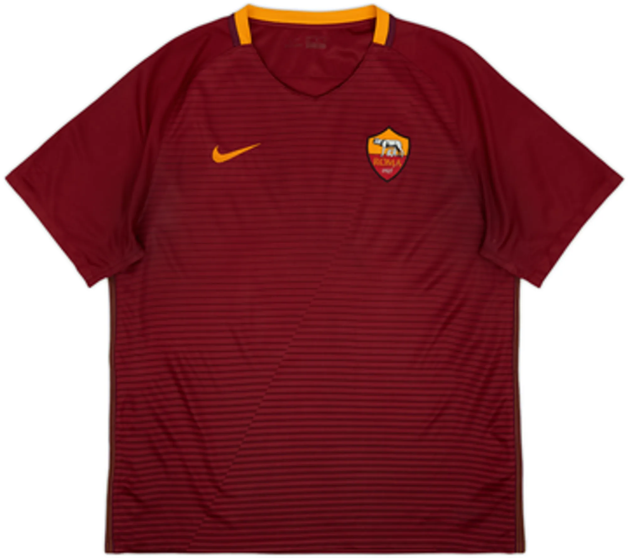 2016-17 Roma Home Shirt Dzeko #9 - 9/10 - (XXL)