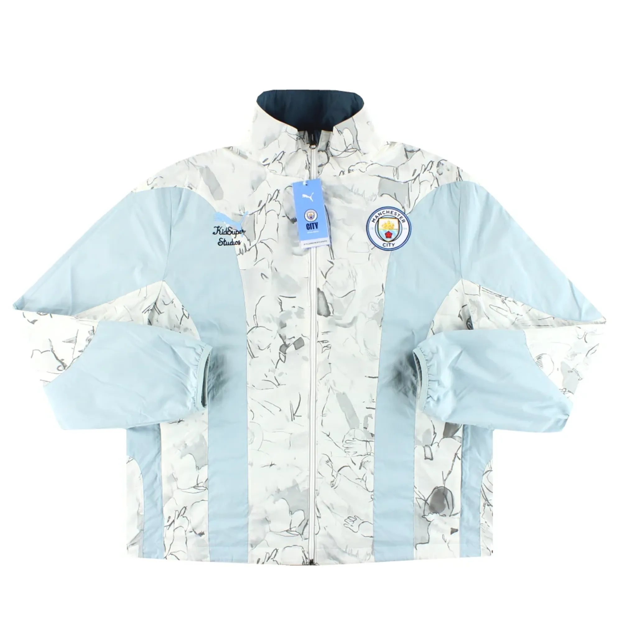 2025-26 Manchester City Puma x Kidsuper Reversible Jacket *w/tags* - Manchester City / w/tags 