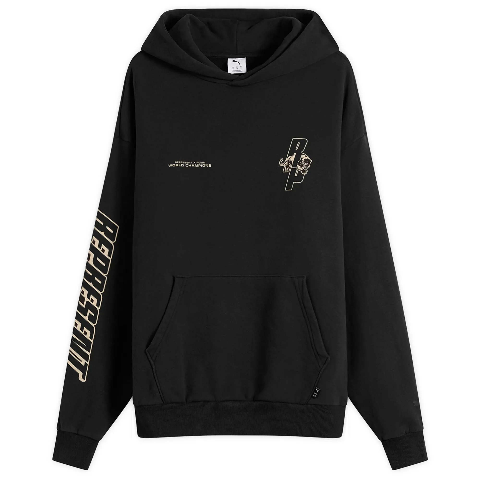 PUMA x Represent Oversized Hoodie Men, Black