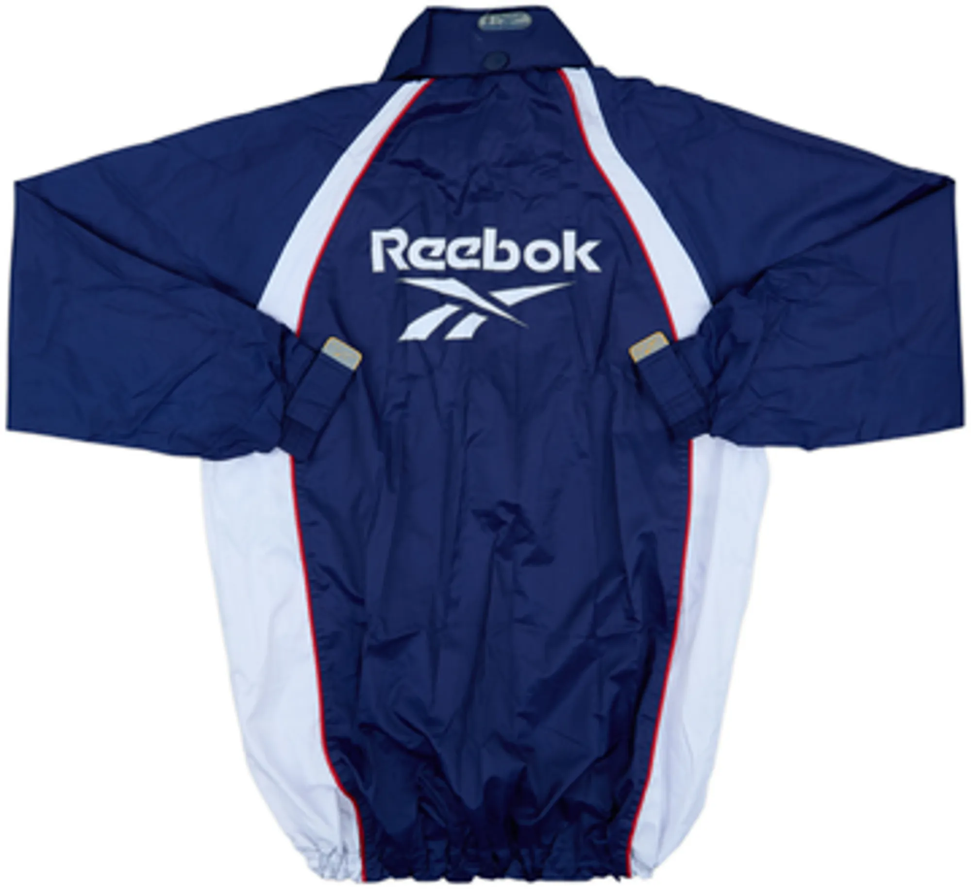 2001-02 Crewe Alexandra Reebok Player Issue Hooded Rain Jacket #20 - 9/10 - (L)