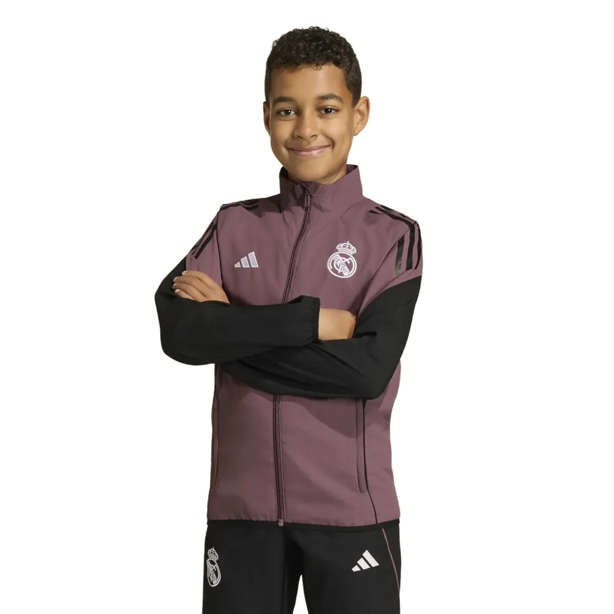 adidas Real Madrid Presentation Jacket Junior - Purple - Kids