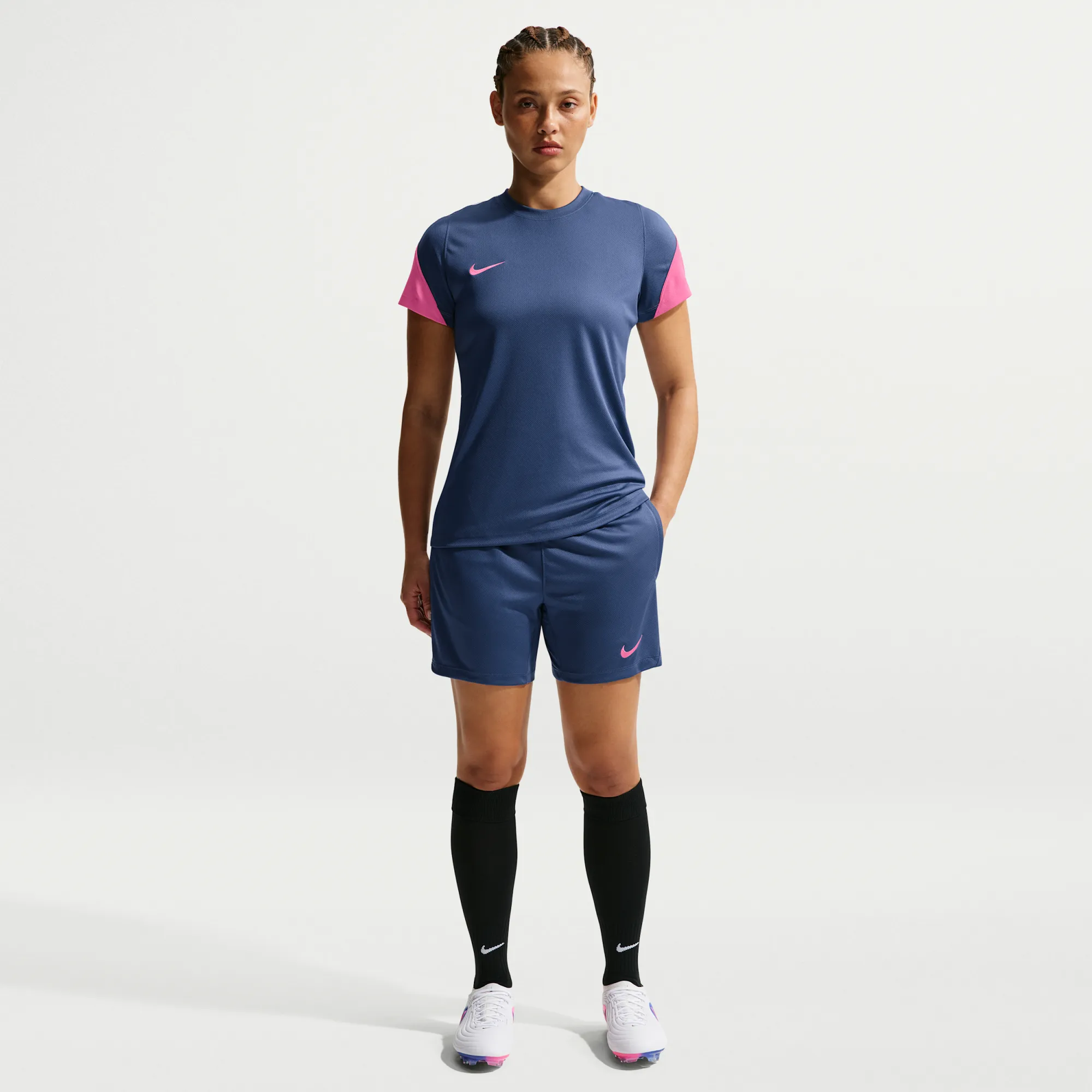 Nike Strike Women's Dri-FIT Football Knit Shorts - Blue