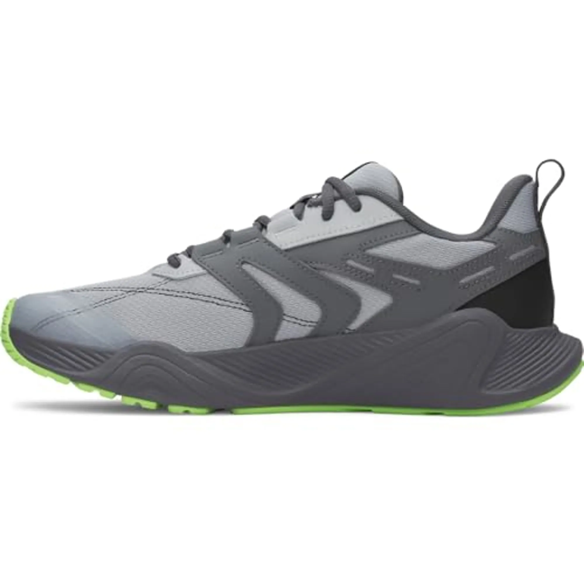 Under Armour  Charged Commit TR 5 Men's Training Shoes Mod Gray / Castlerock / Lumos Lime 7