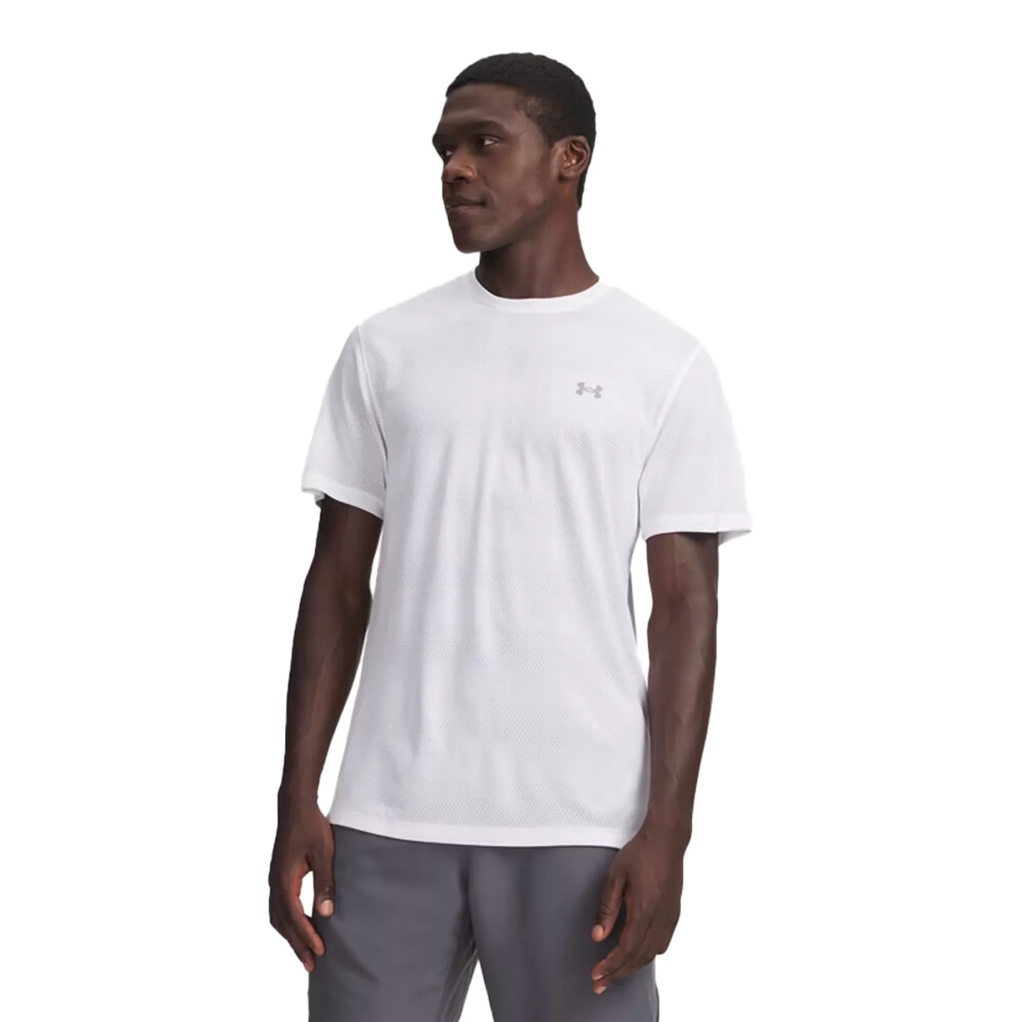 Under Armour  Velociti Men's Short Sleeve White / Reflective L